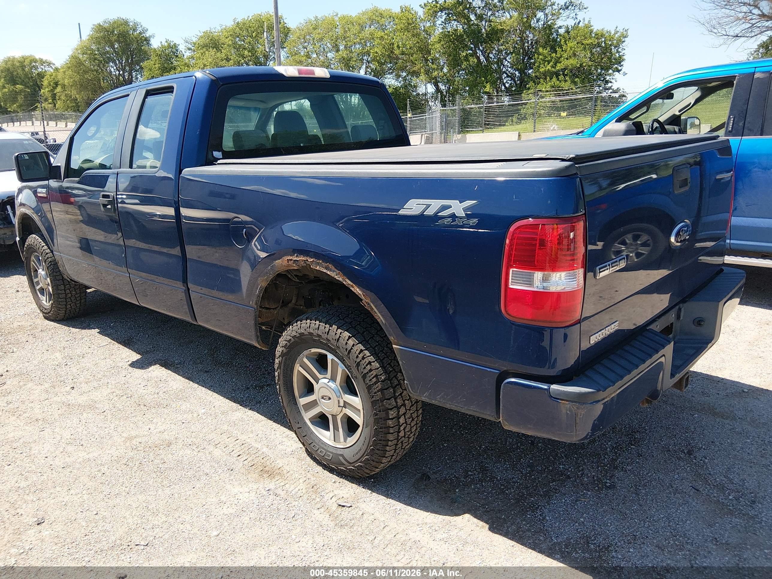 2008 Ford F-150 60th Anniversary/stx/xl/xlt Blue vin: 1FTRX14W88FB45285