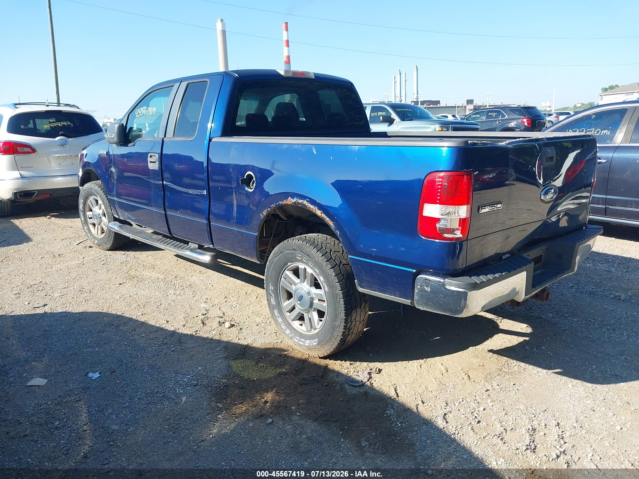 2008 Ford F-150 60th Anniversary/stx/xl/xlt Blue vin: 1FTRX14W88FB84863
