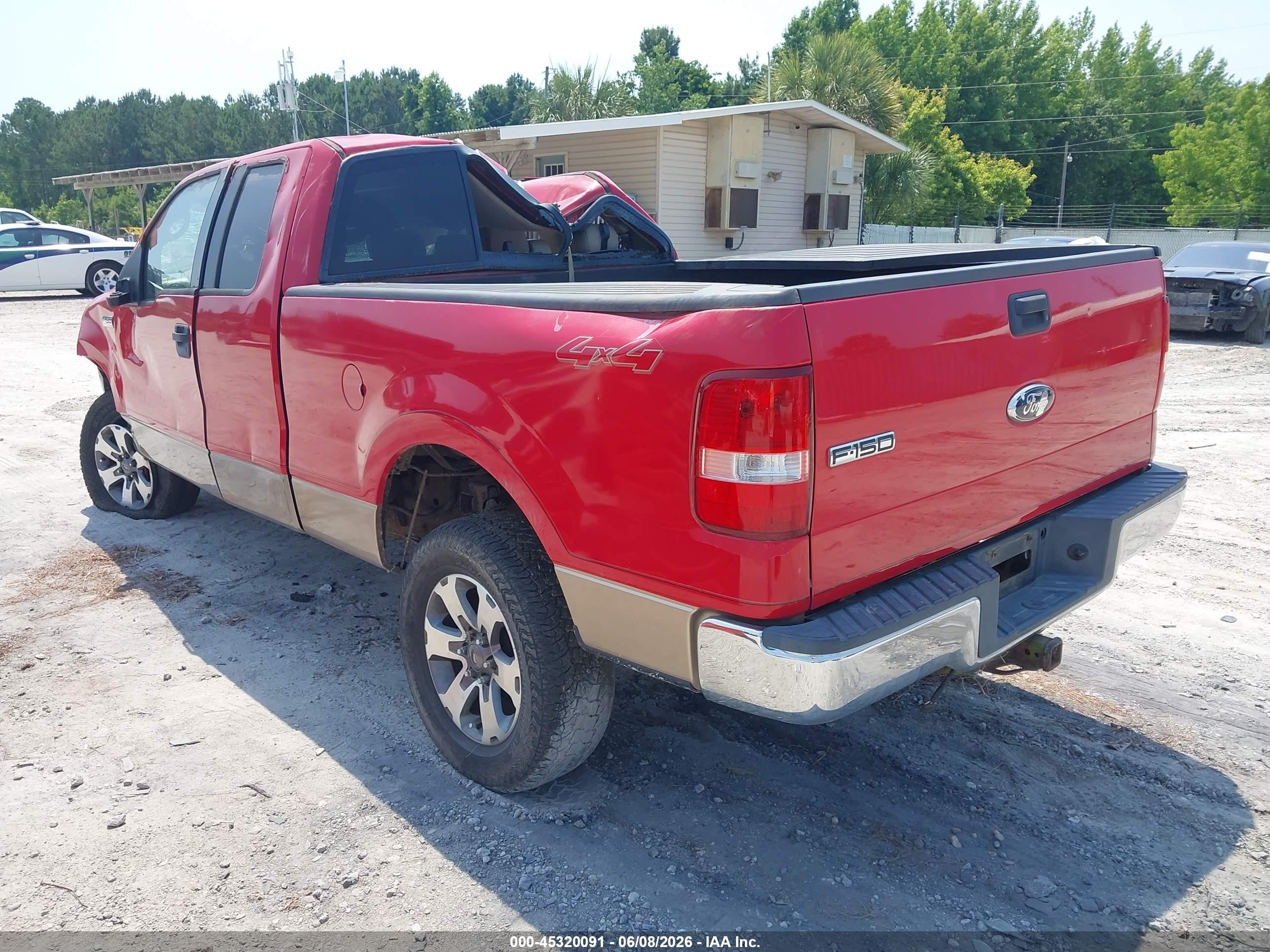 2004 Ford F-150 Stx/xl/xlt Red vin: 1FTRX14W94NA89860