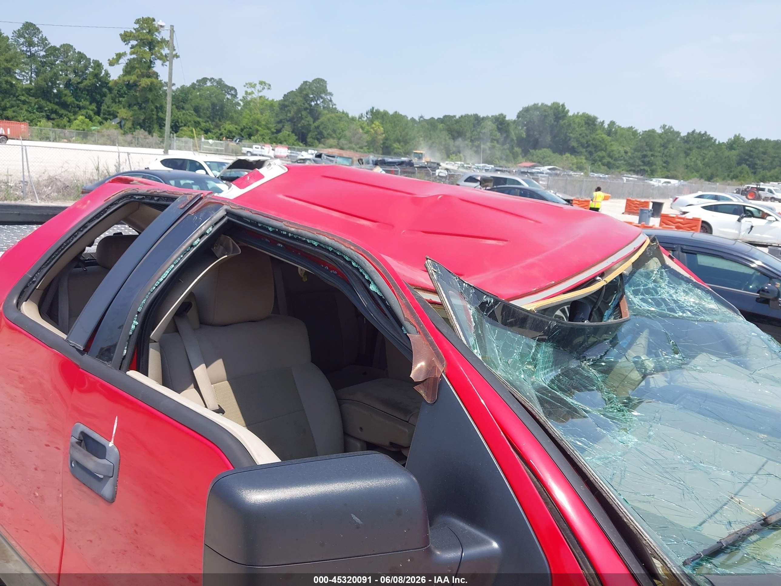 2004 Ford F-150 Stx/xl/xlt Red vin: 1FTRX14W94NA89860