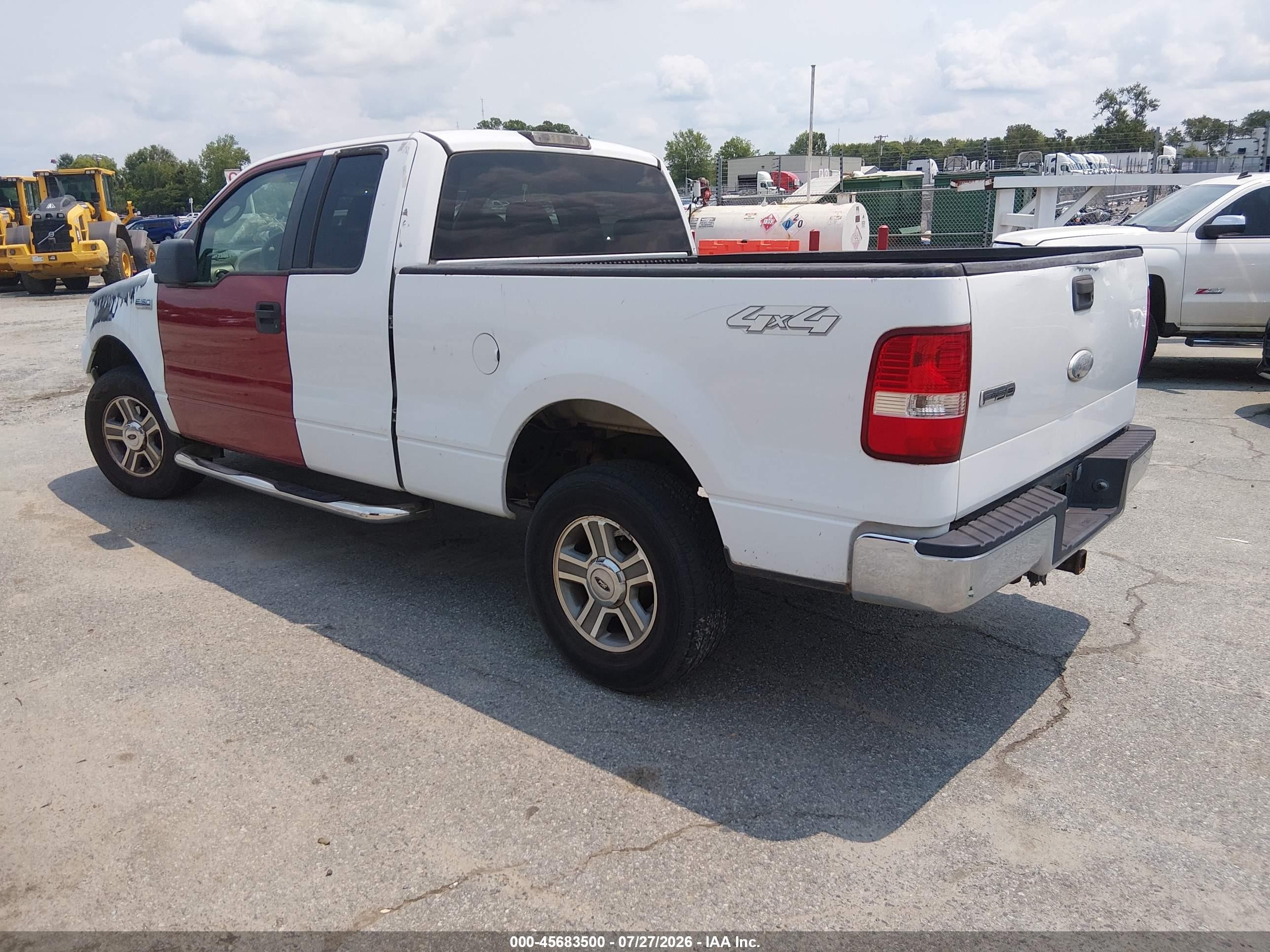 2006 Ford F-150 Stx/xl/xlt White vin: 1FTRX14W96NA13137