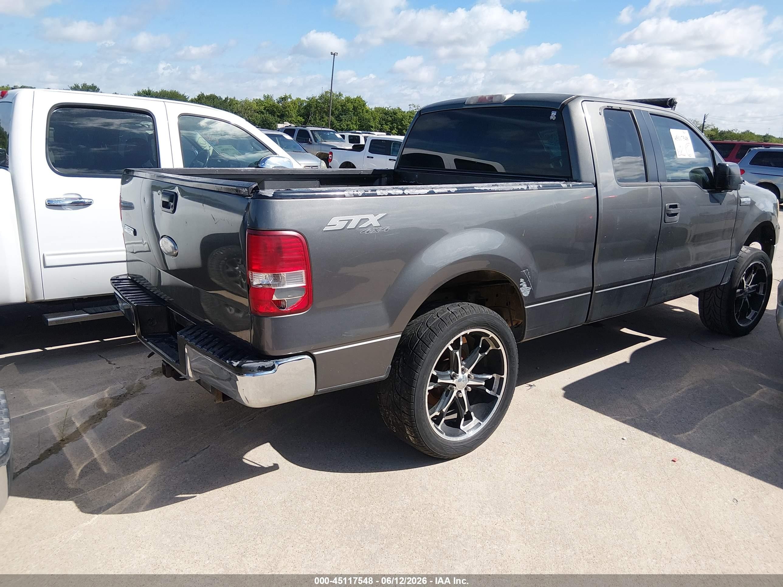 2006 Ford F-150 Stx/xl/xlt Gray vin: 1FTRX14W96NB47372