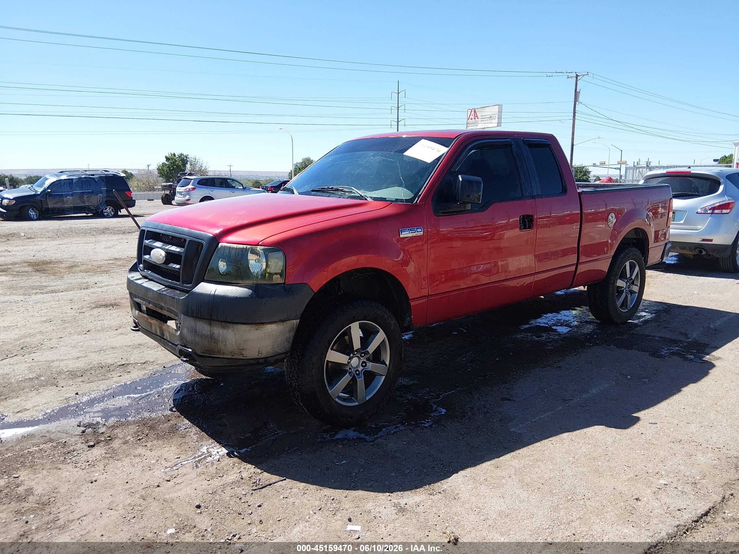 2007 Ford F-150 Fx4/stx/xl/xlt Red vin: 1FTRX14W97FA81062