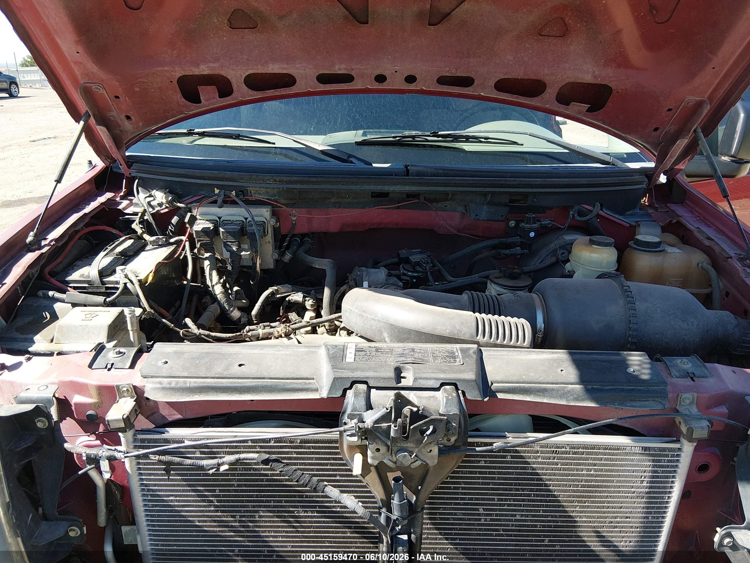 2007 Ford F-150 Fx4/stx/xl/xlt Red vin: 1FTRX14W97FA81062