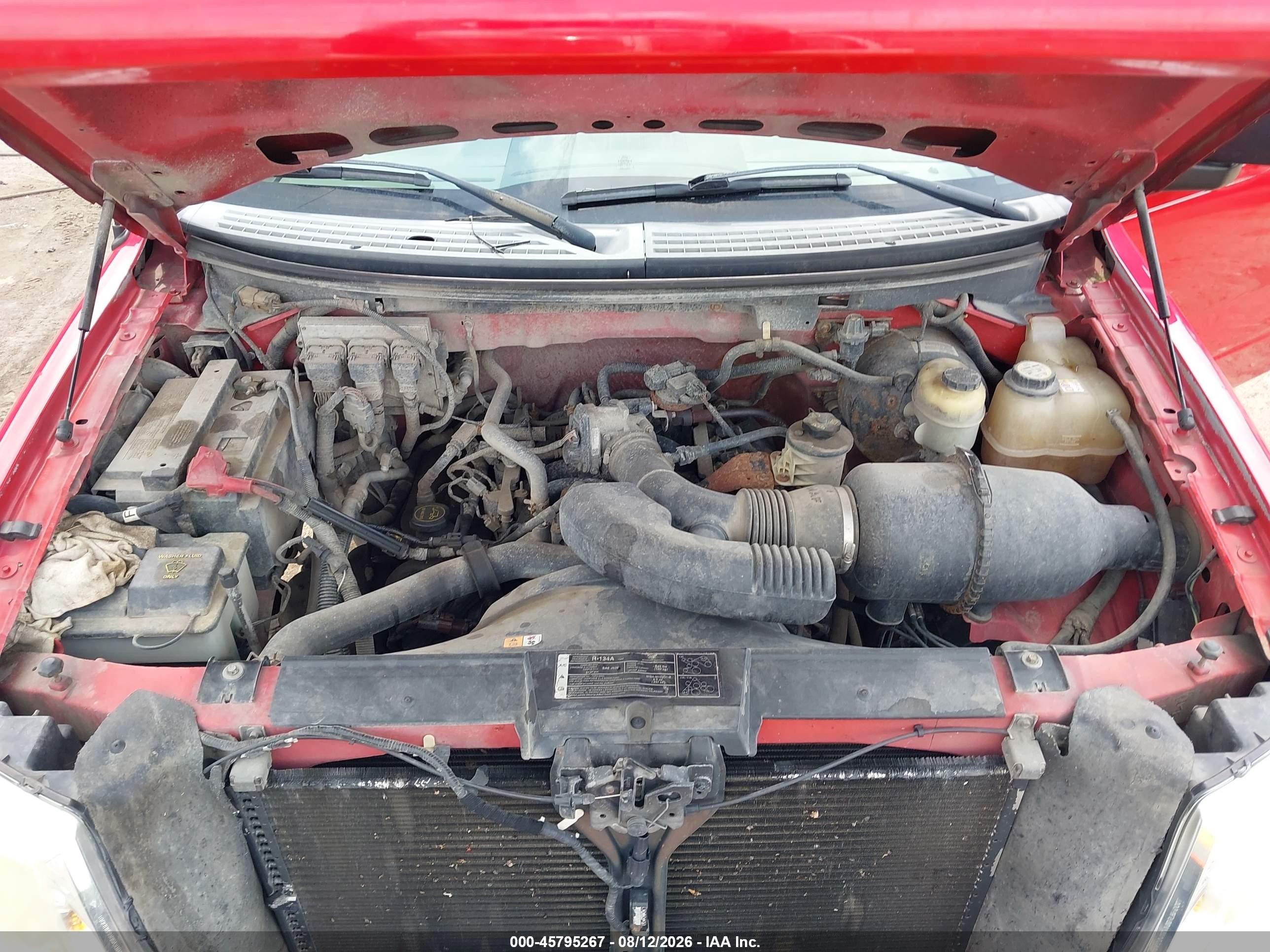2007 Ford F-150 Fx4/stx/xl/xlt Red vin: 1FTRX14W97FB89357