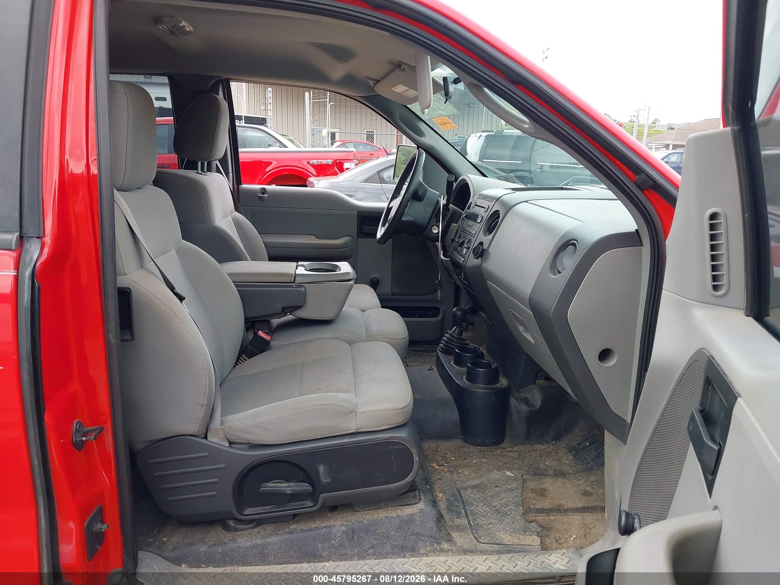 2007 Ford F-150 Fx4/stx/xl/xlt Red vin: 1FTRX14W97FB89357