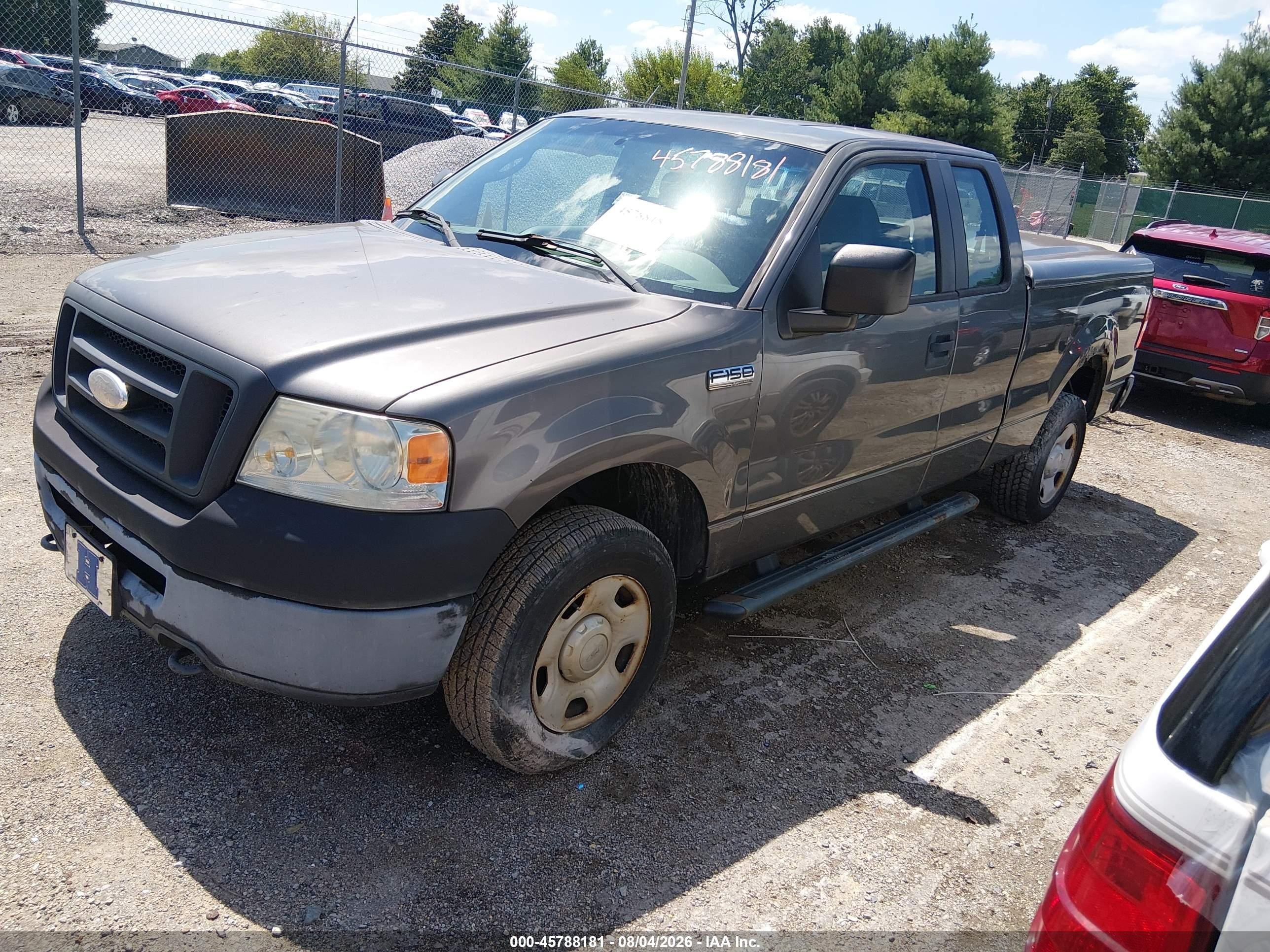 2008 Ford F-150 60th Anniversary/stx/xl/xlt Gray vin: 1FTRX14W98FB13428