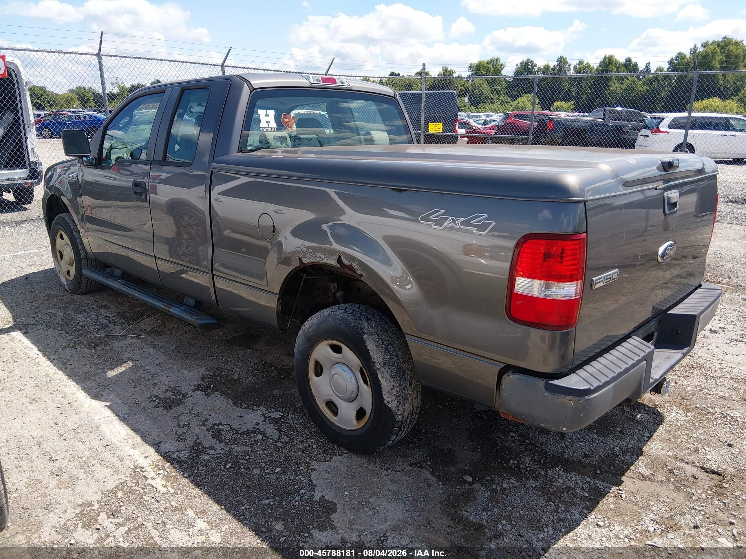 2008 Ford F-150 60th Anniversary/stx/xl/xlt Gray vin: 1FTRX14W98FB13428