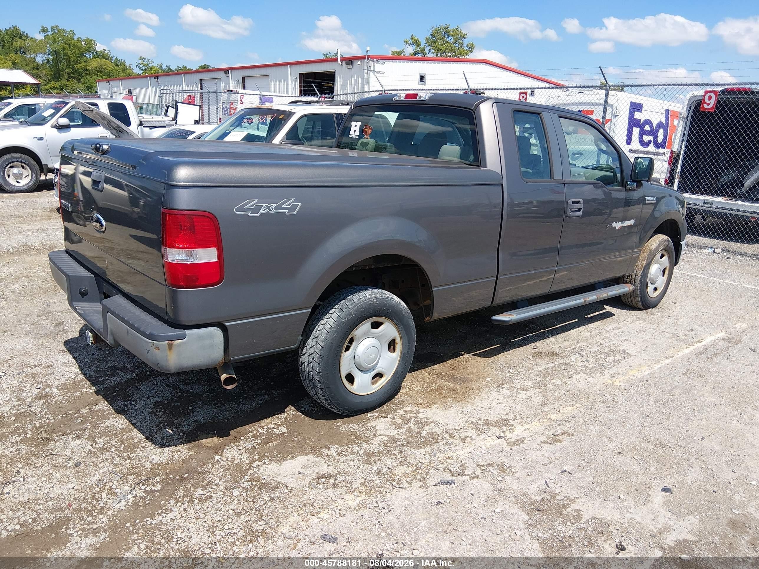 2008 Ford F-150 60th Anniversary/stx/xl/xlt Gray vin: 1FTRX14W98FB13428