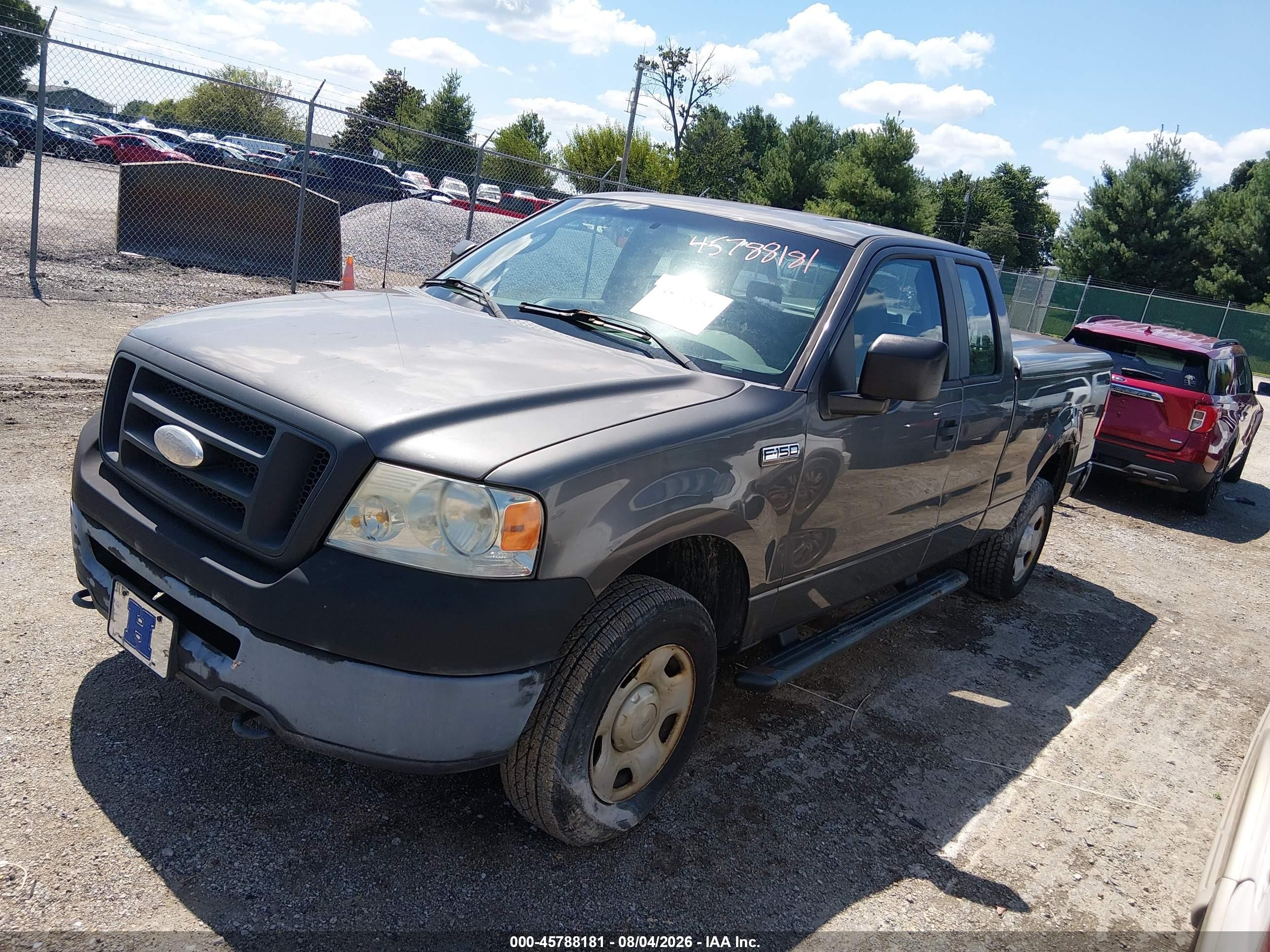 2008 Ford F-150 60th Anniversary/stx/xl/xlt Gray vin: 1FTRX14W98FB13428