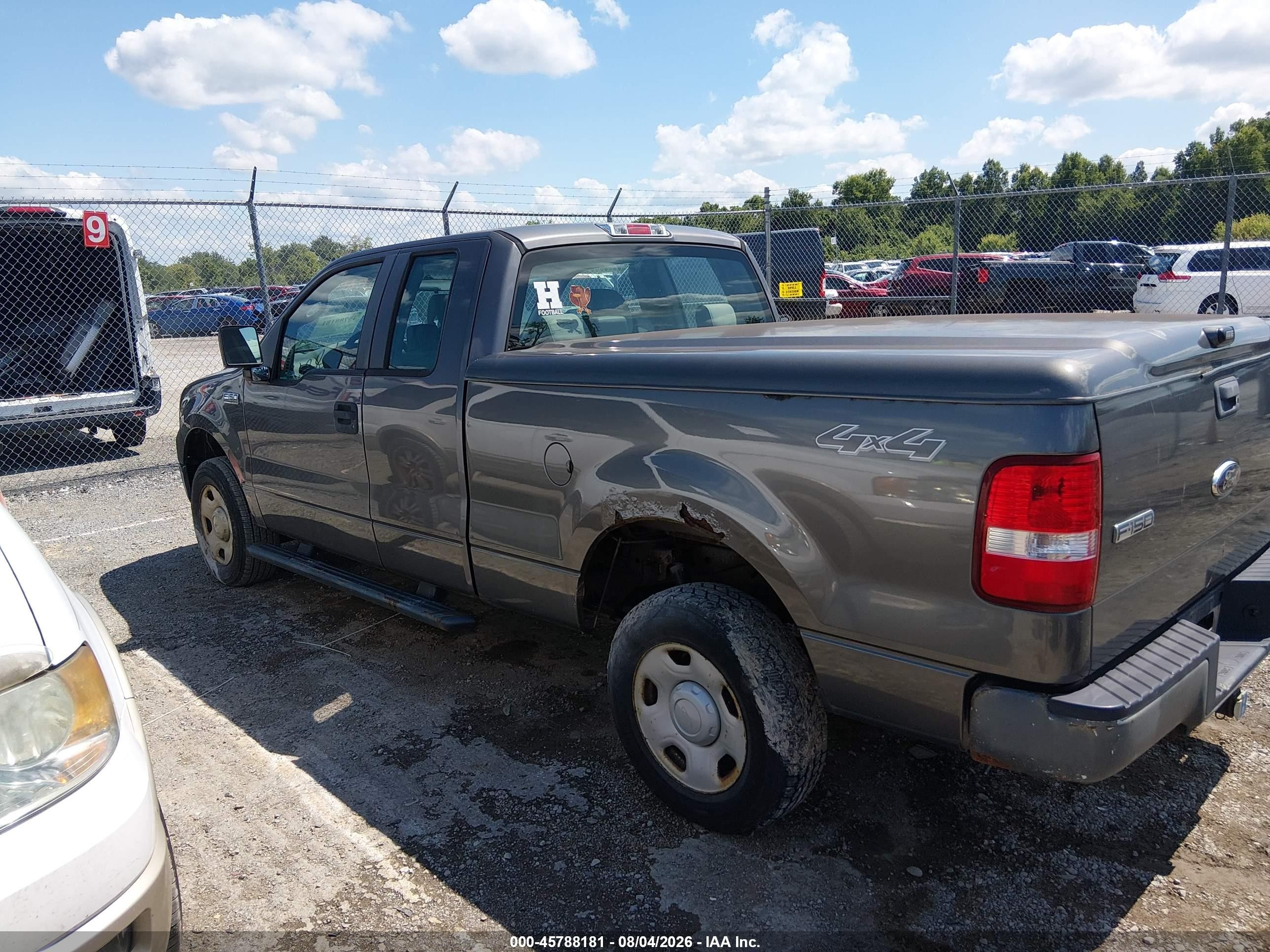 2008 Ford F-150 60th Anniversary/stx/xl/xlt Gray vin: 1FTRX14W98FB13428