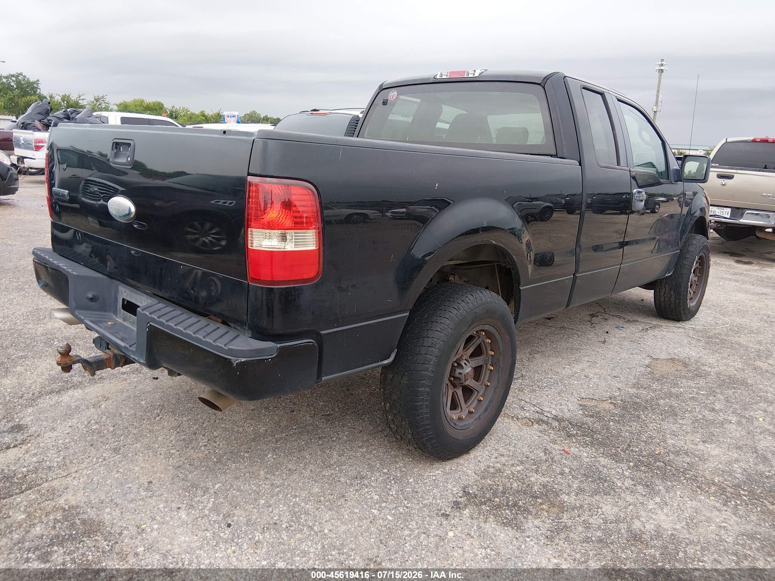 2008 Ford F-150 60th Anniversary/stx/xl/xlt Black vin: 1FTRX14W98FB77422