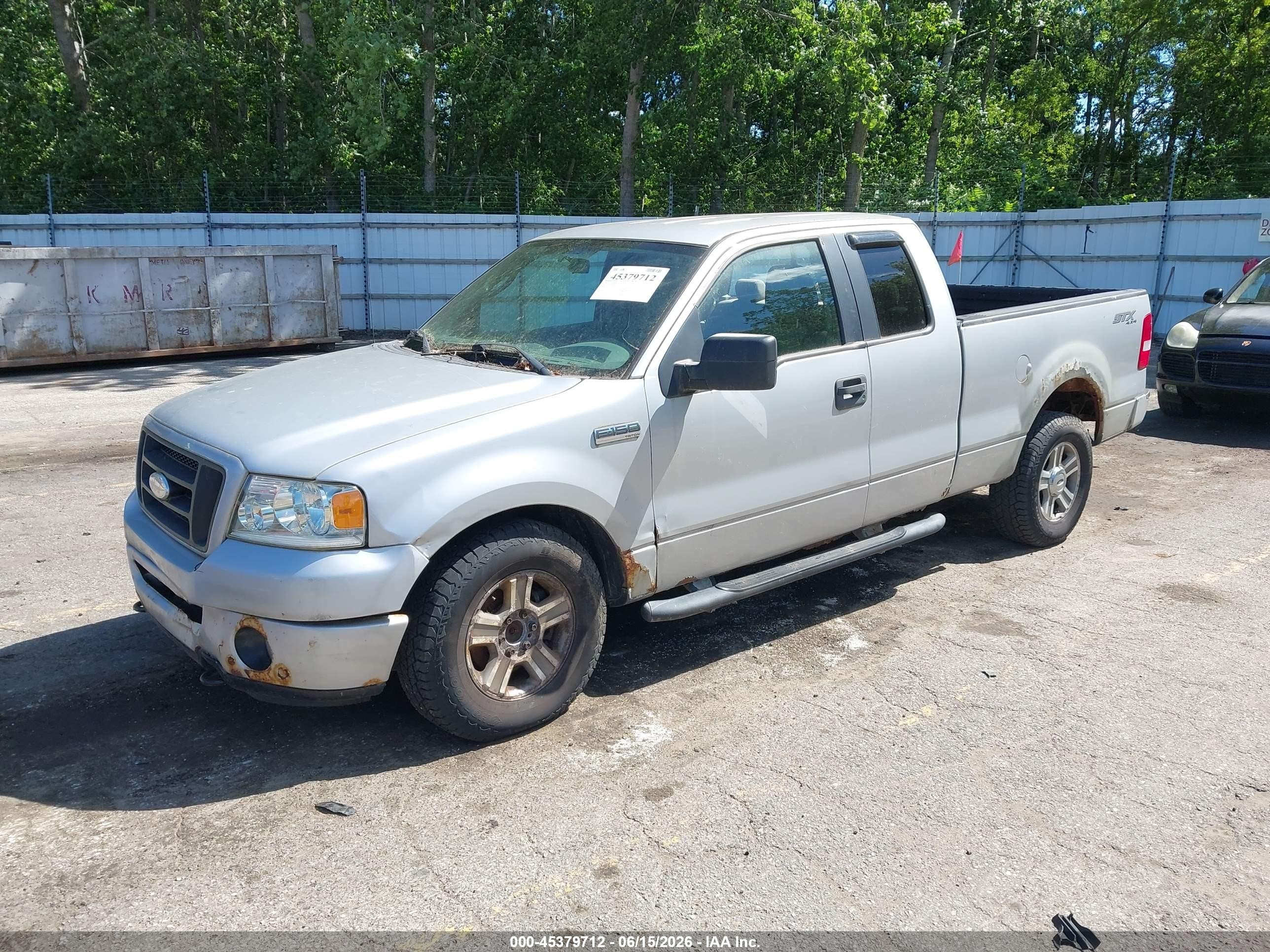 2008 Ford F-150 60th Anniversary/stx/xl/xlt Silver vin: 1FTRX14W98FC01928