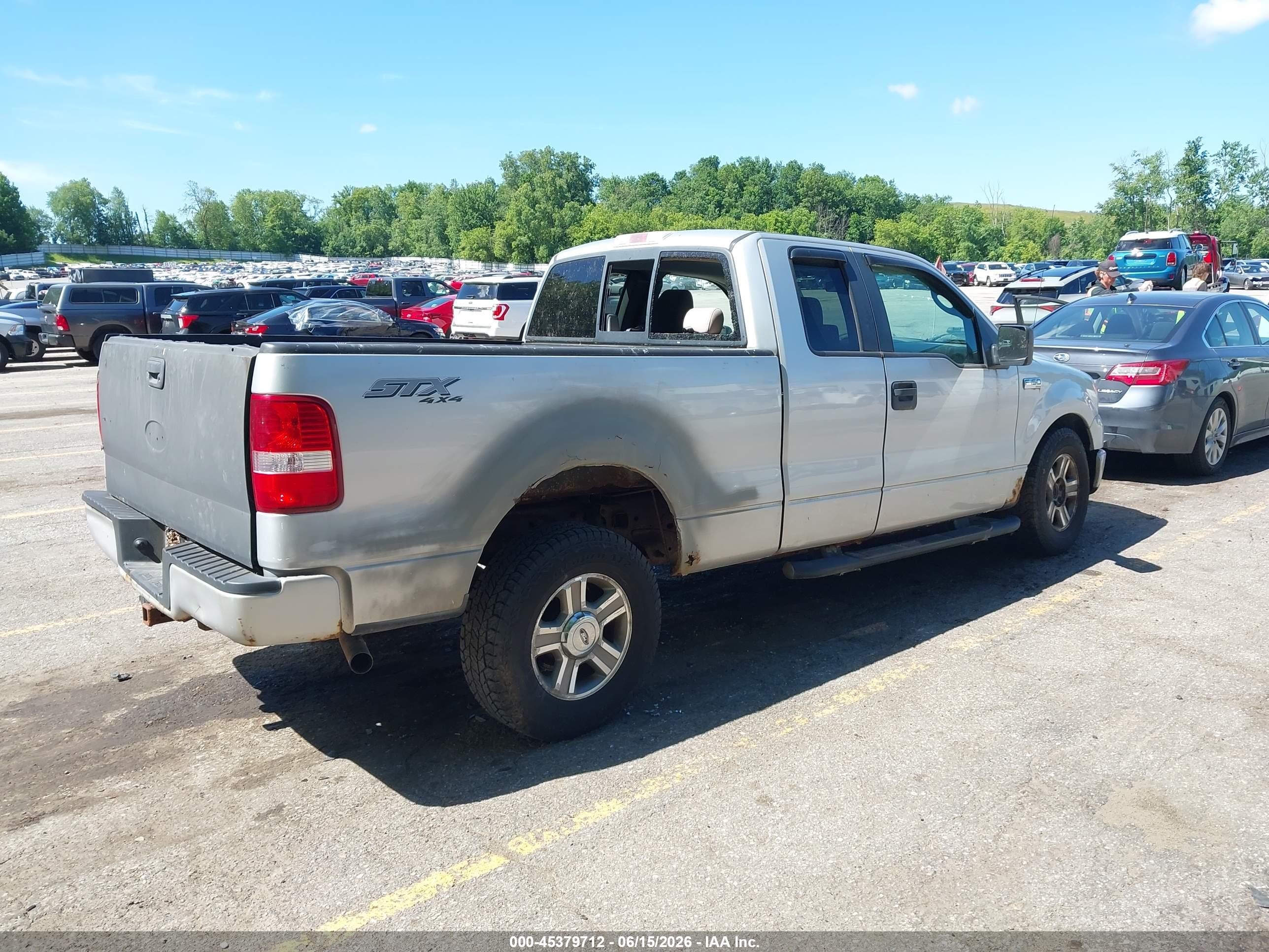 2008 Ford F-150 60th Anniversary/stx/xl/xlt Silver vin: 1FTRX14W98FC01928