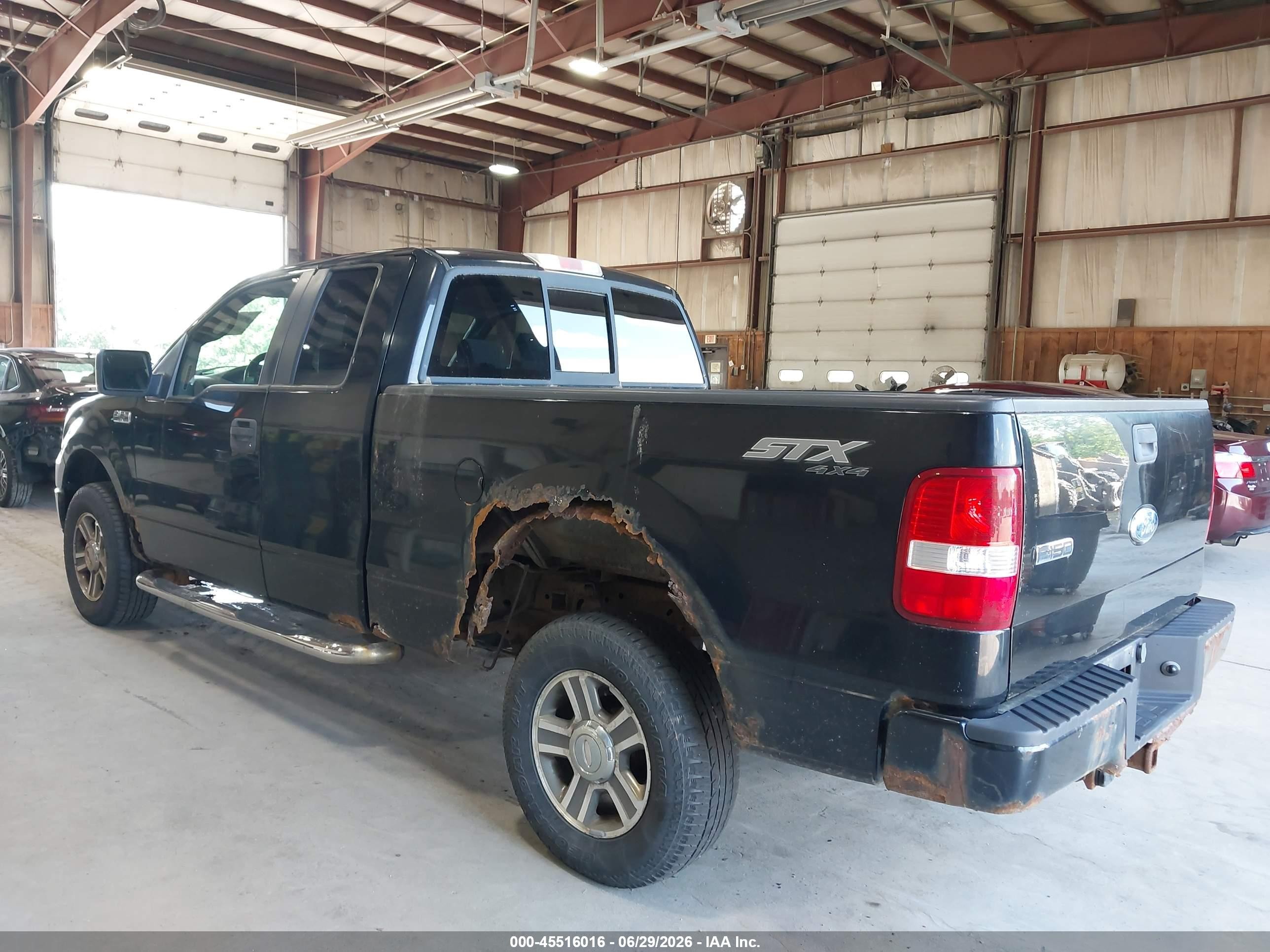 2008 Ford F-150 60th Anniversary/stx/xl/xlt Black vin: 1FTRX14W98FC15604