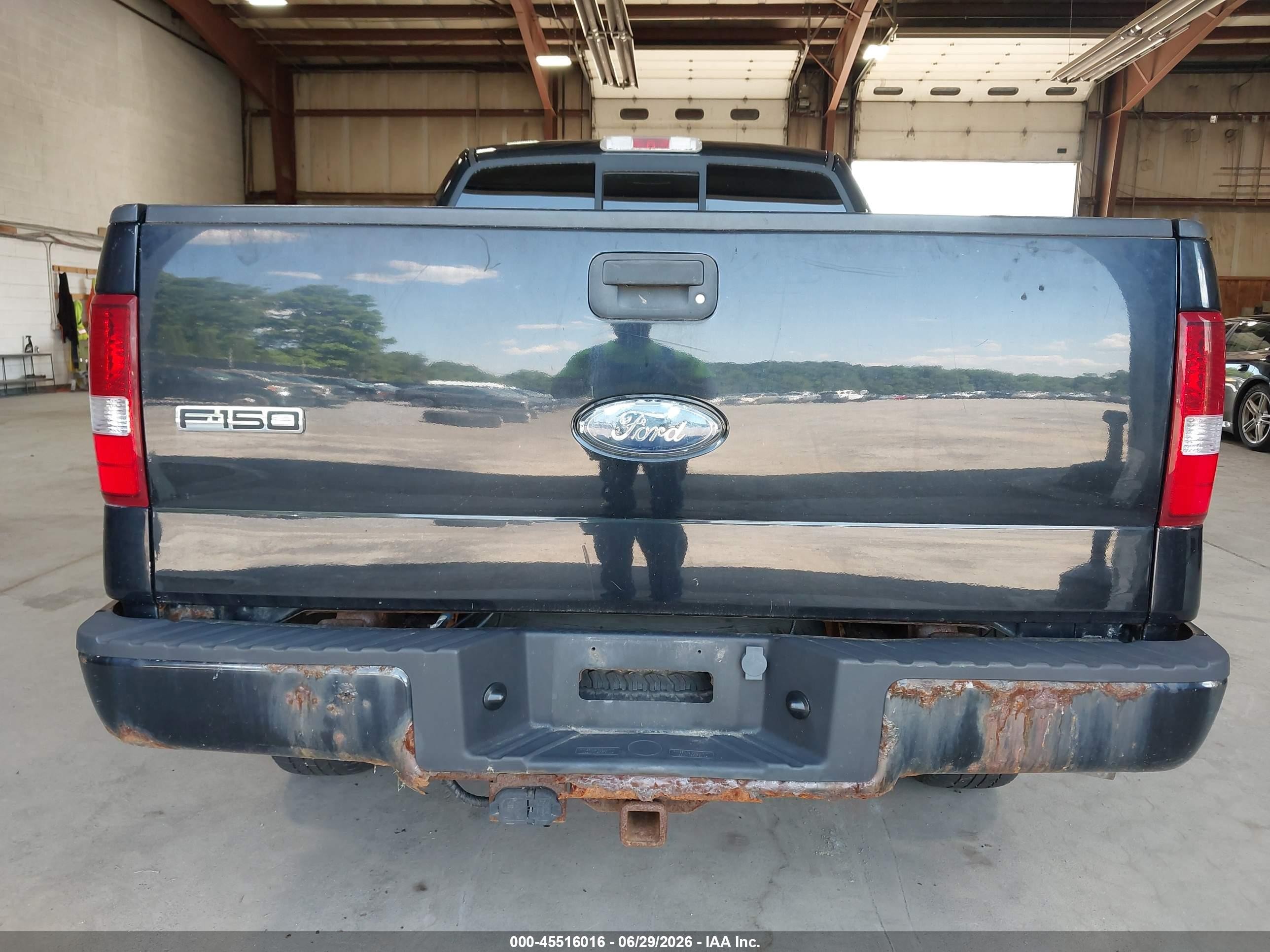 2008 Ford F-150 60th Anniversary/stx/xl/xlt Black vin: 1FTRX14W98FC15604