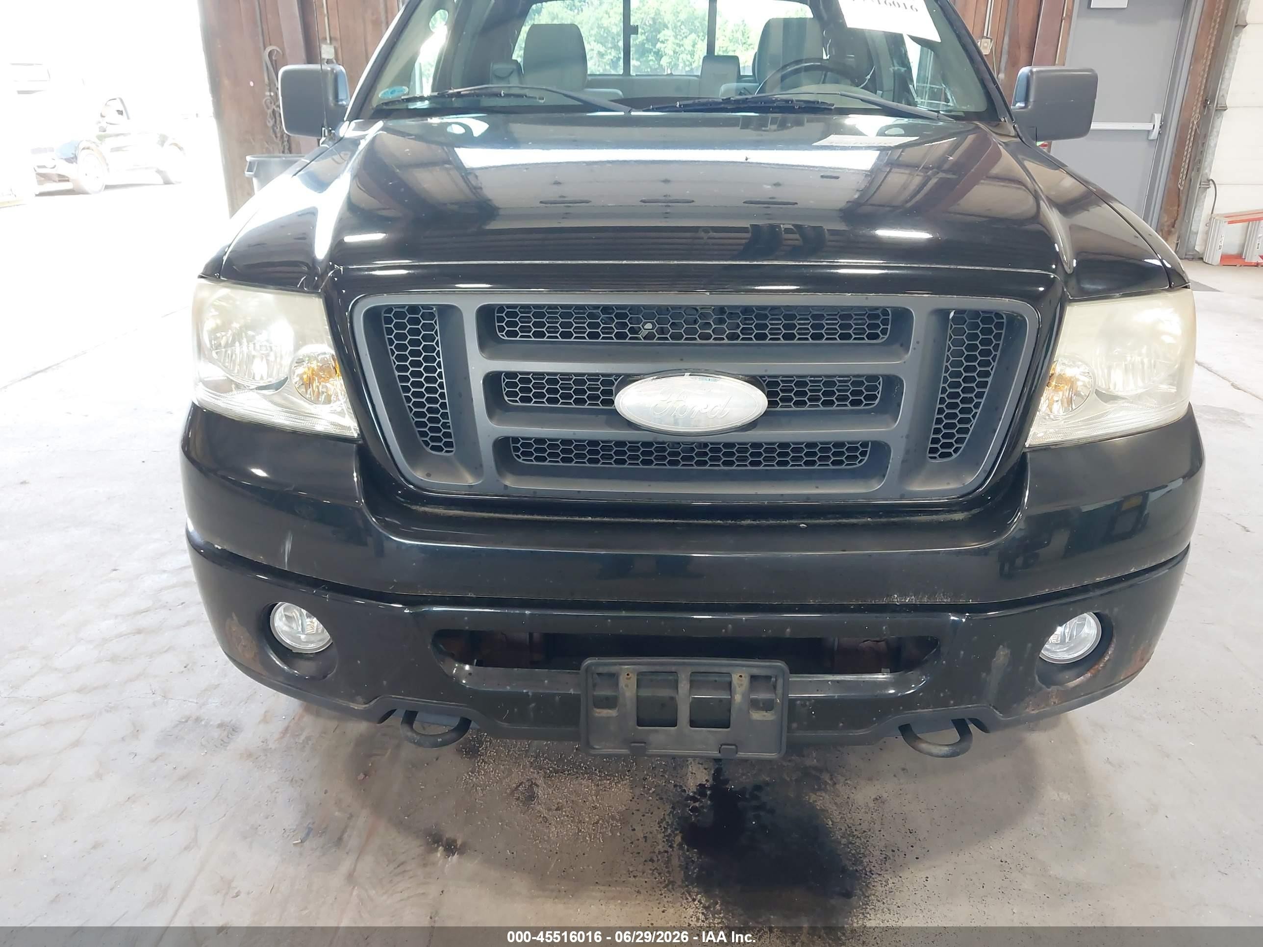 2008 Ford F-150 60th Anniversary/stx/xl/xlt Black vin: 1FTRX14W98FC15604
