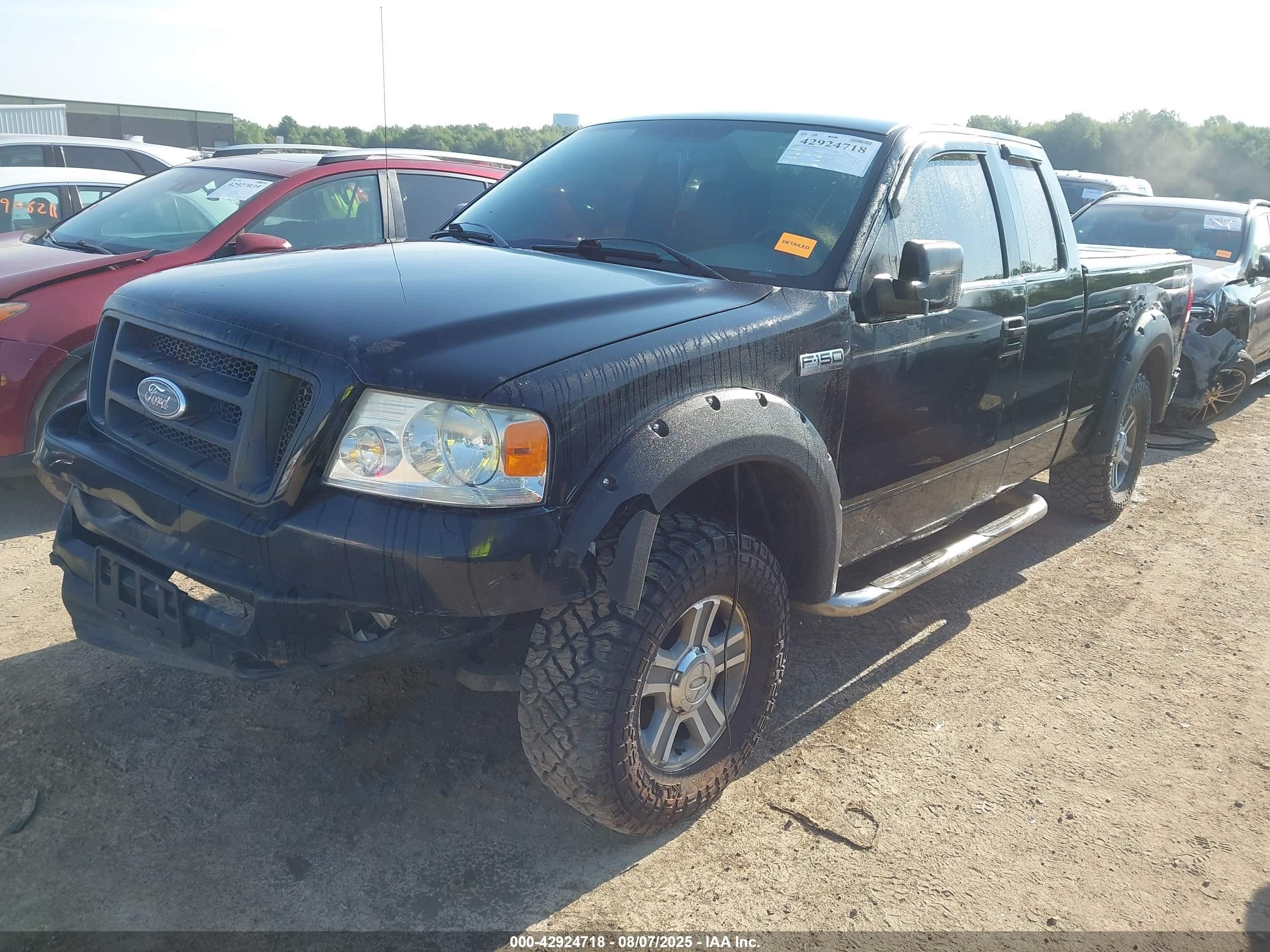 2008 Ford F-150 Stx/xl/xlt Black vin: 1FTRX14W98FC21550