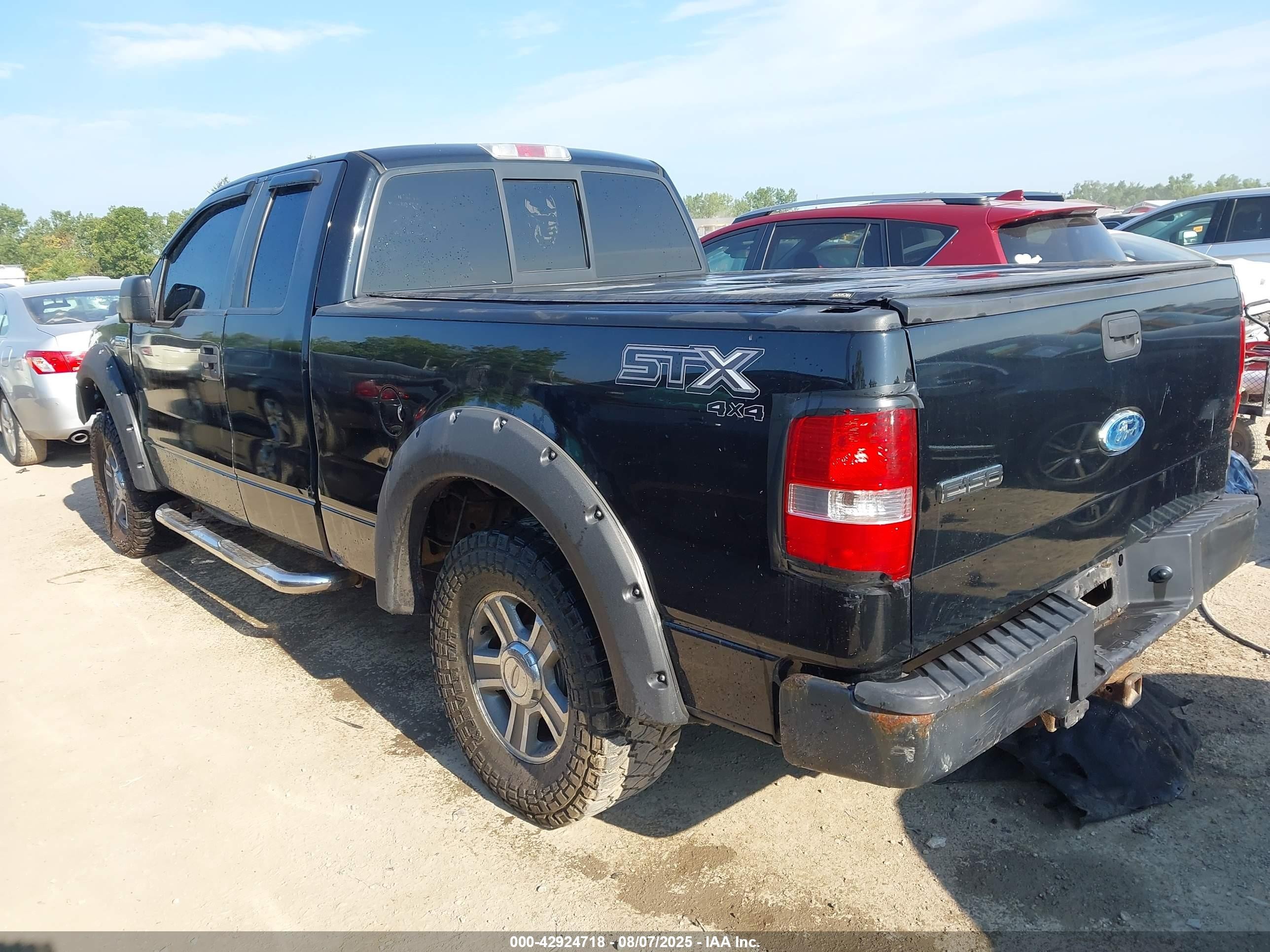 2008 Ford F-150 Stx/xl/xlt Black vin: 1FTRX14W98FC21550