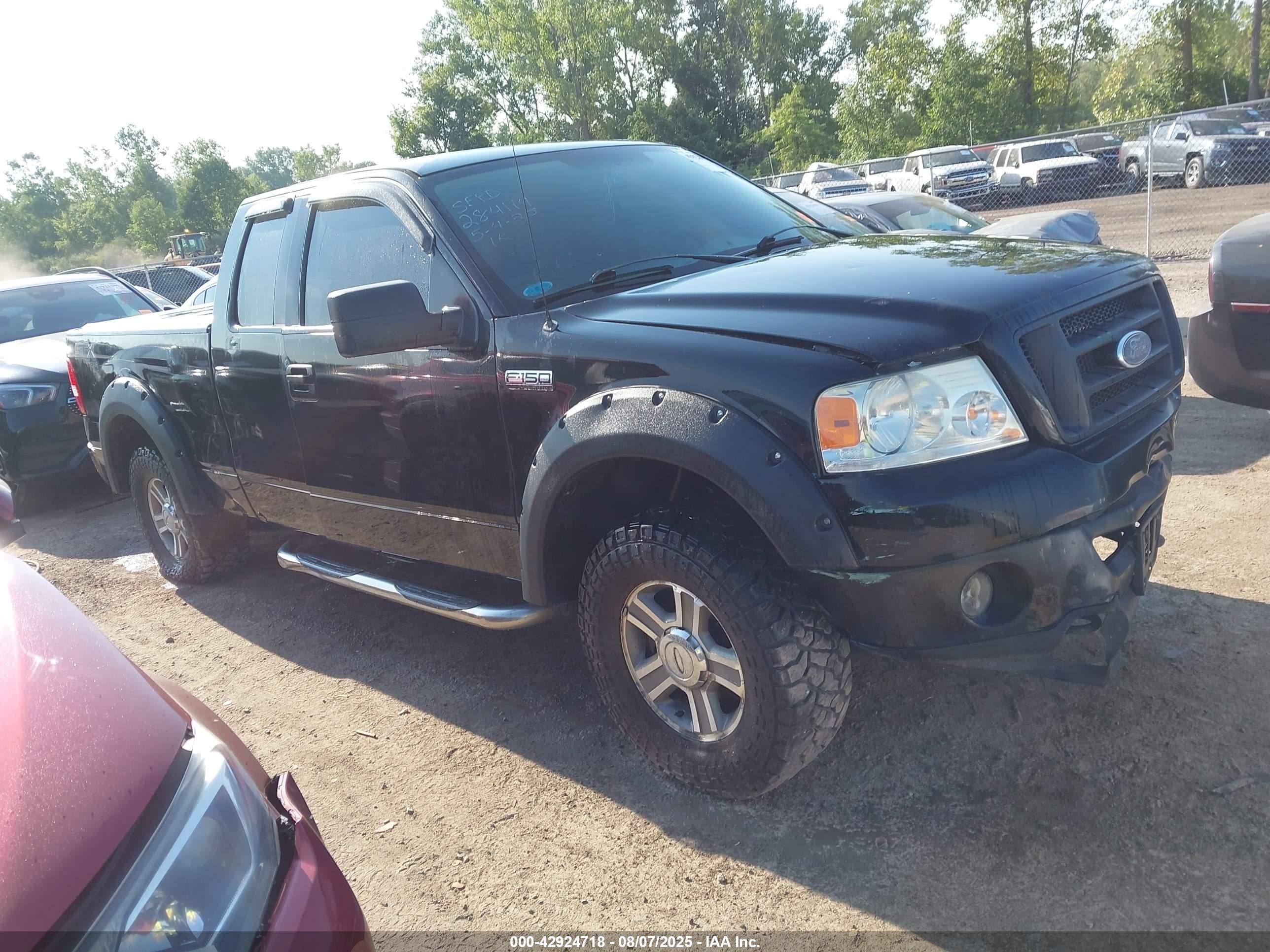 2008 Ford F-150 Stx/xl/xlt Black vin: 1FTRX14W98FC21550