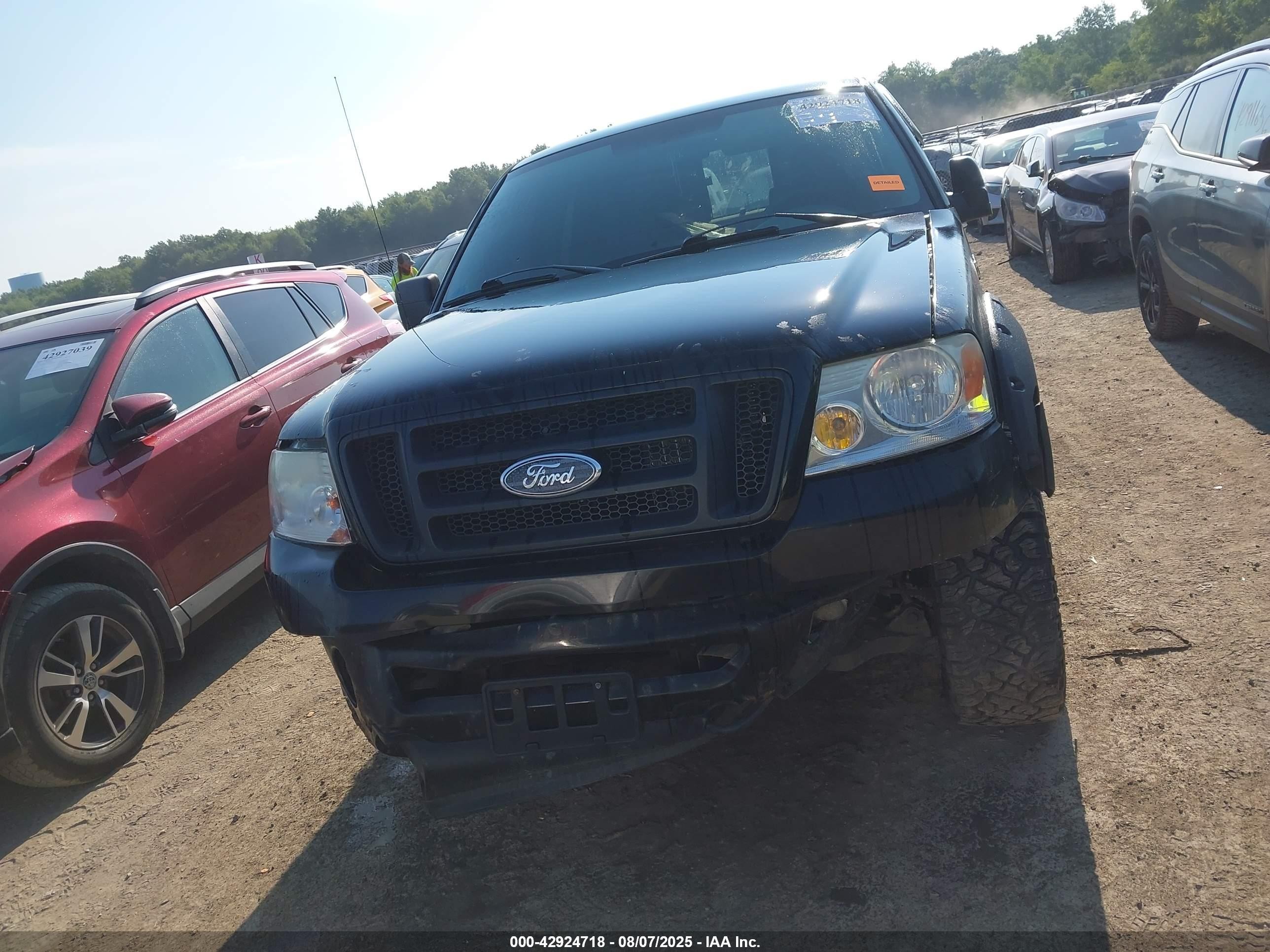 2008 Ford F-150 Stx/xl/xlt Black vin: 1FTRX14W98FC21550