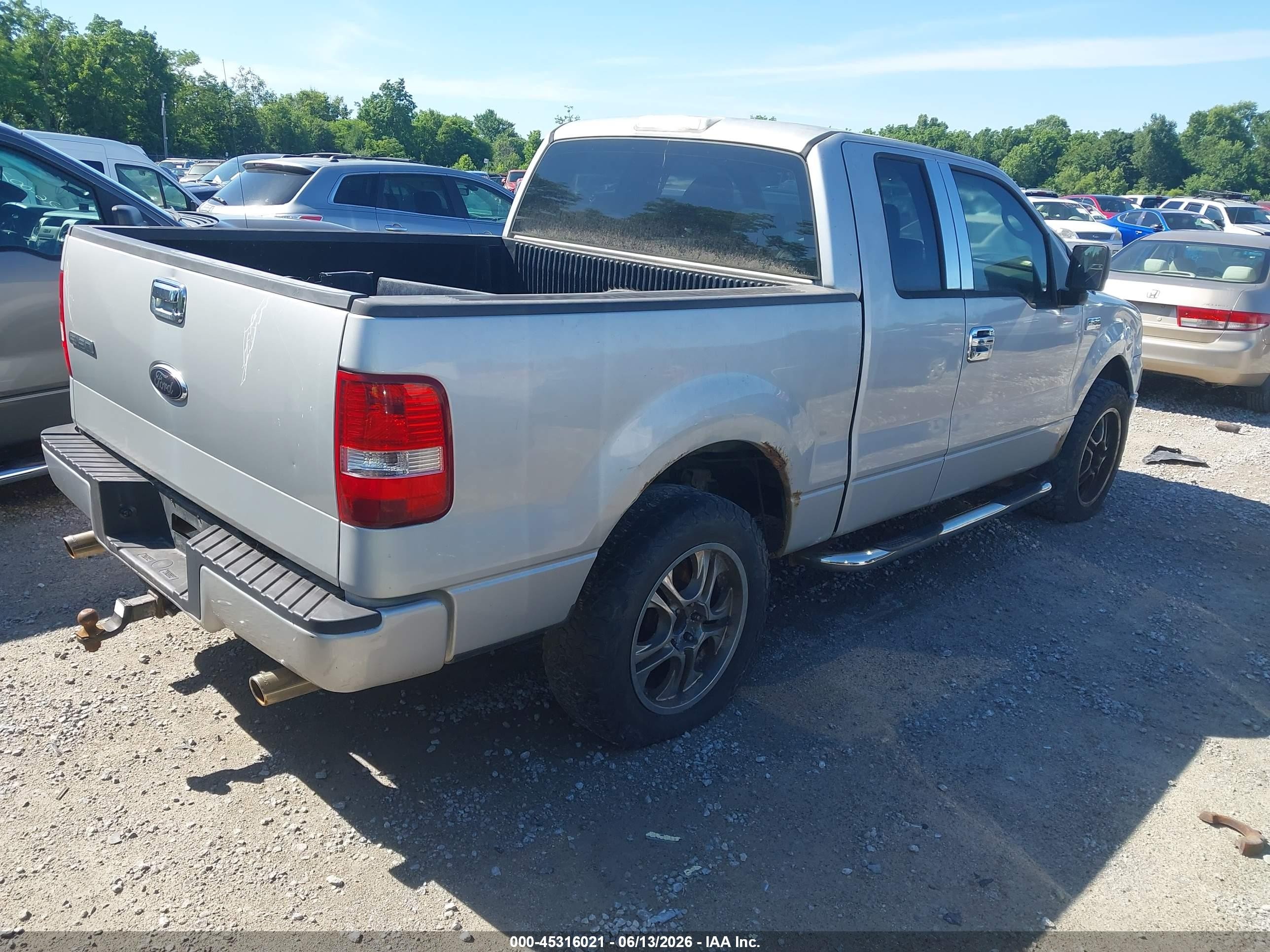 2008 Ford F-150 Stx/xl/xlt Silver vin: 1FTRX14W98KB21259
