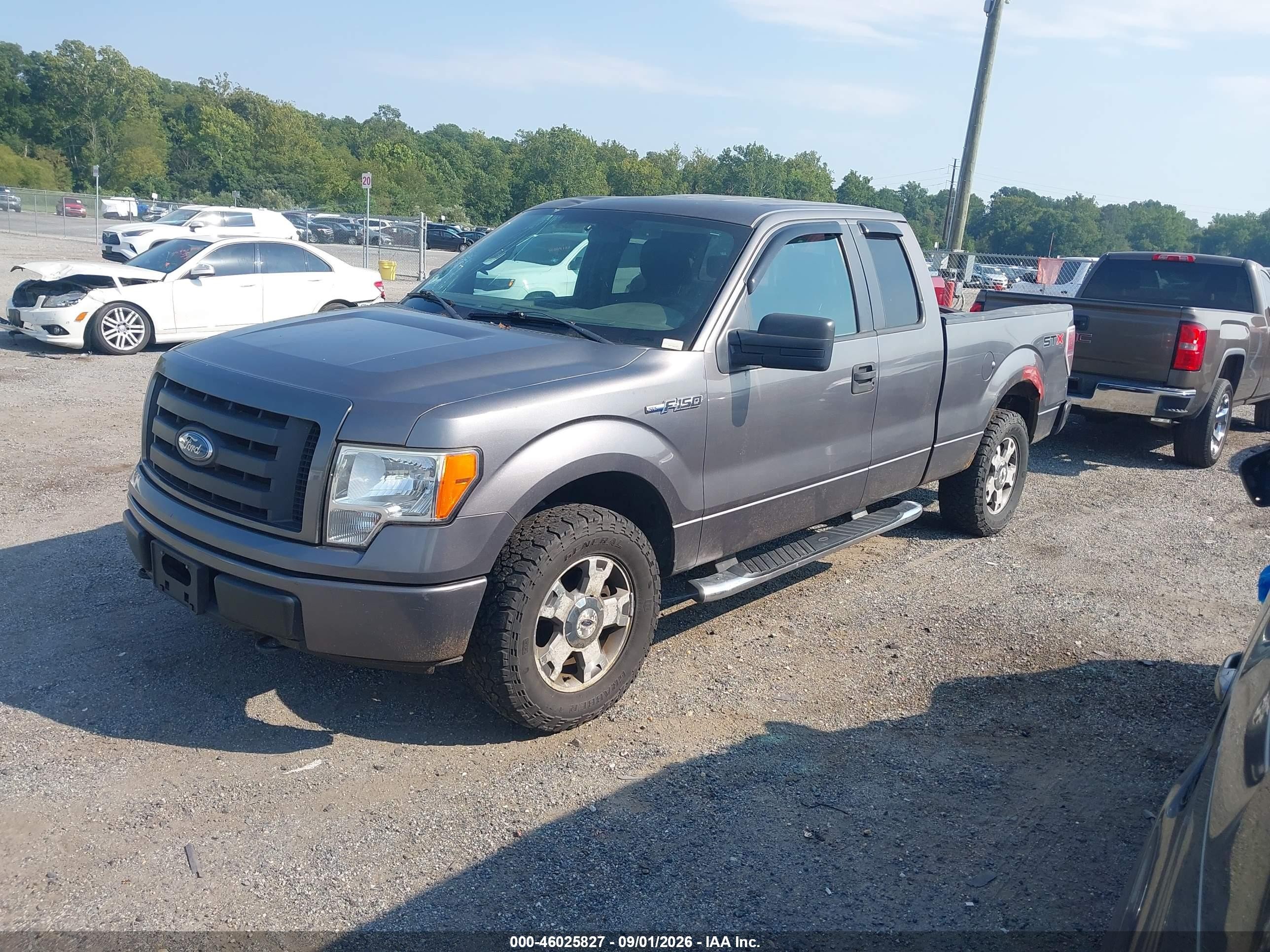 2009 Ford F-150 Stx/xl Gray vin: 1FTRX14W99FB35012