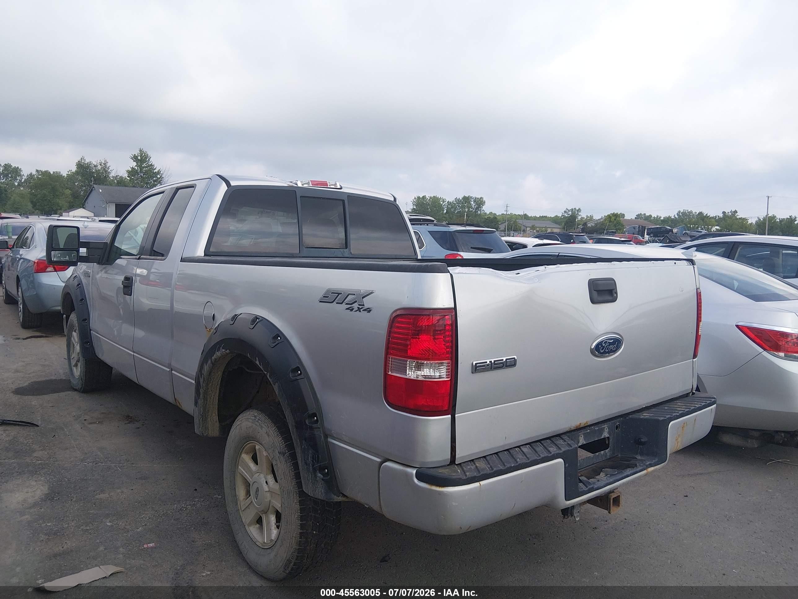 2005 Ford F-150 Stx/xl/xlt Silver vin: 1FTRX14WX5FA92861