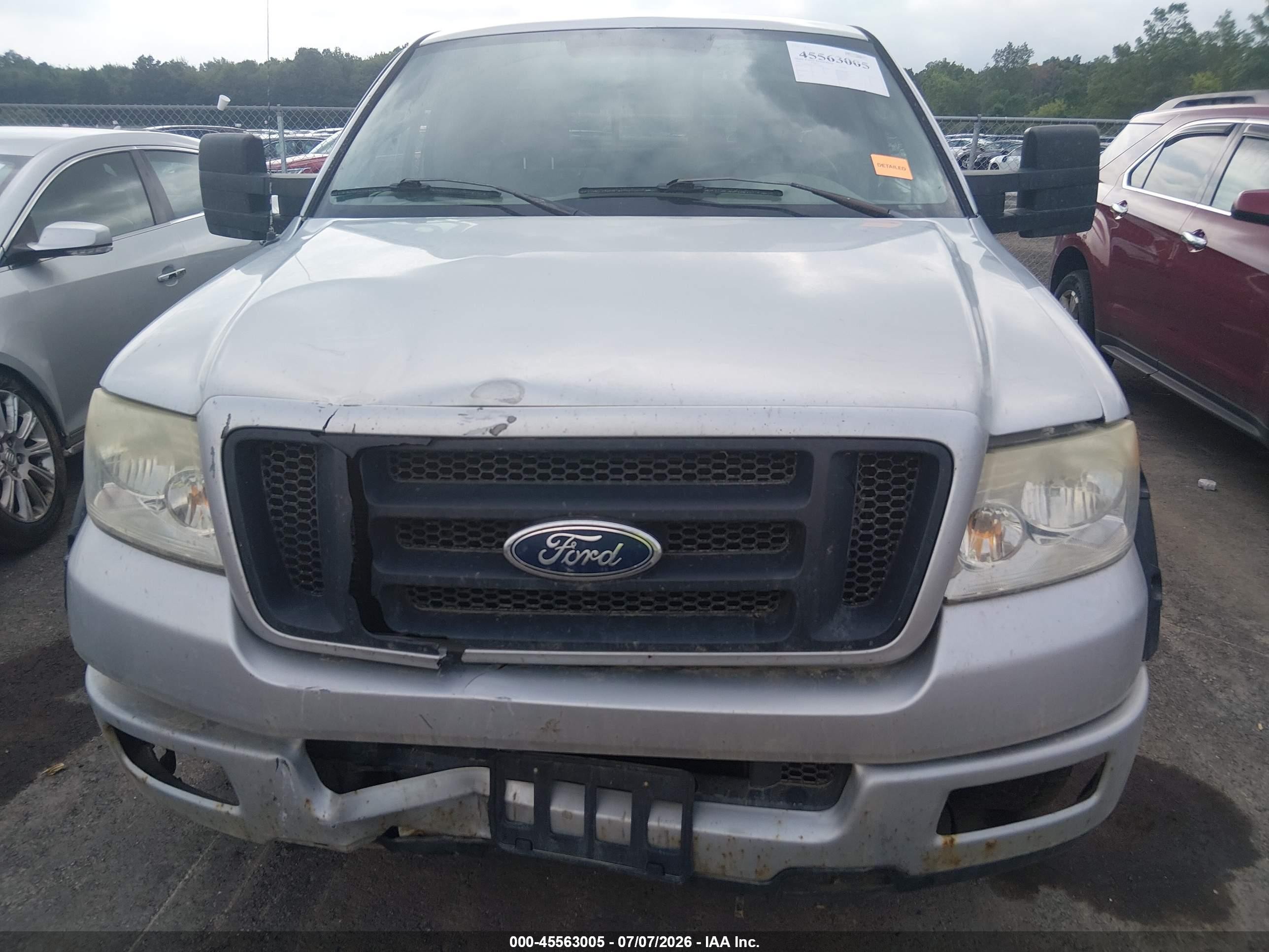 2005 Ford F-150 Stx/xl/xlt Silver vin: 1FTRX14WX5FA92861