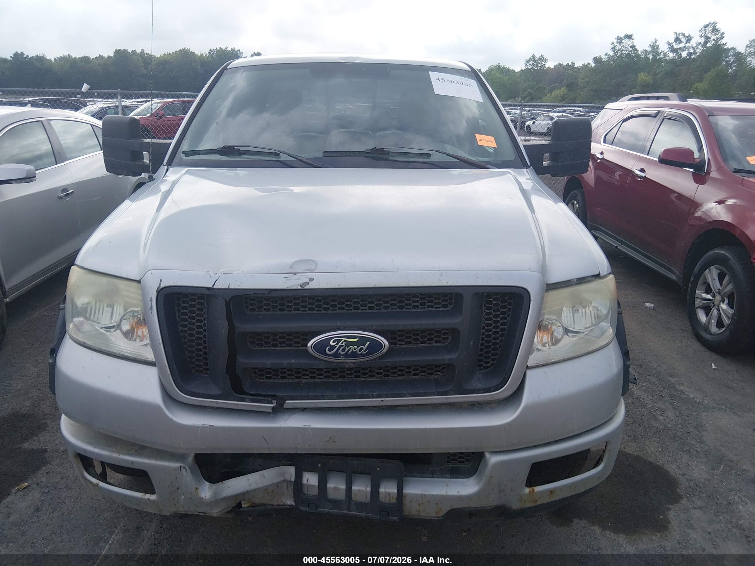 2005 Ford F-150 Stx/xl/xlt Silver vin: 1FTRX14WX5FA92861