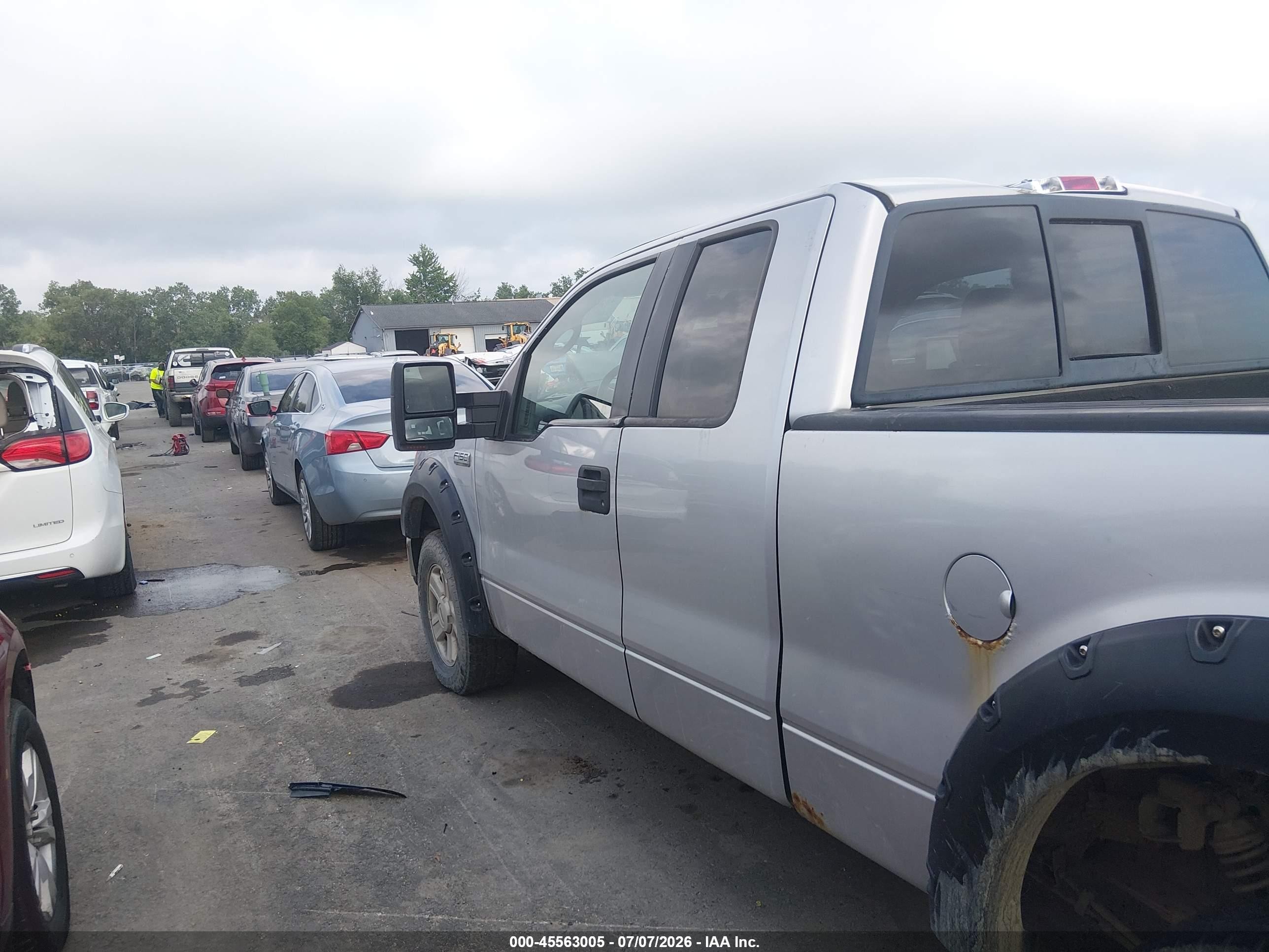 2005 Ford F-150 Stx/xl/xlt Silver vin: 1FTRX14WX5FA92861