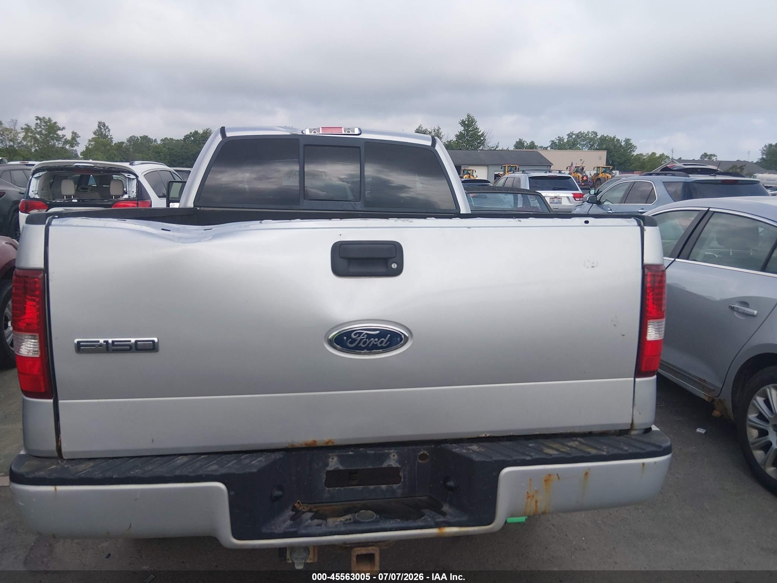 2005 Ford F-150 Stx/xl/xlt Silver vin: 1FTRX14WX5FA92861