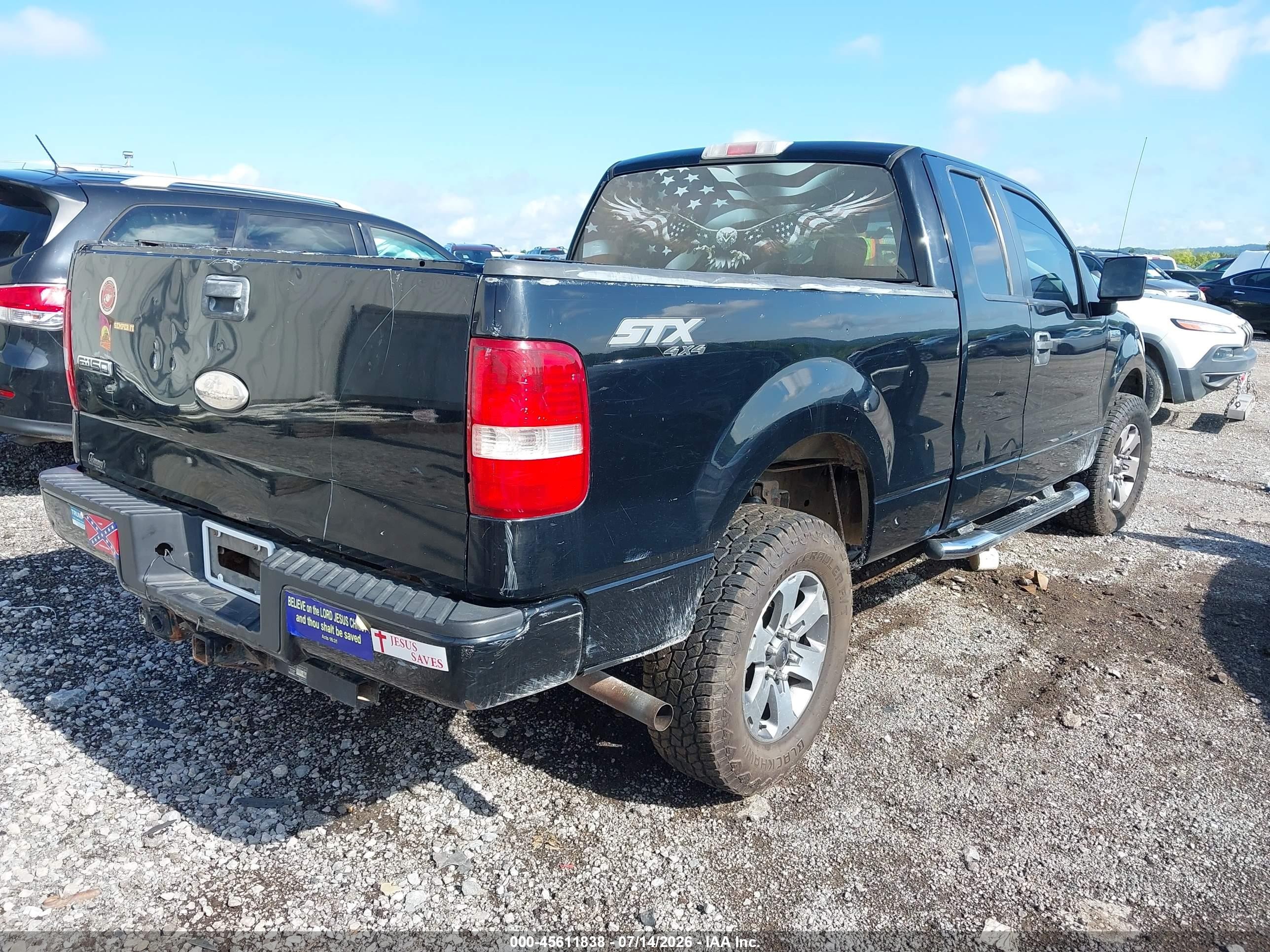 2007 Ford F-150 Fx4/stx/xl/xlt Black vin: 1FTRX14WX7FB13212