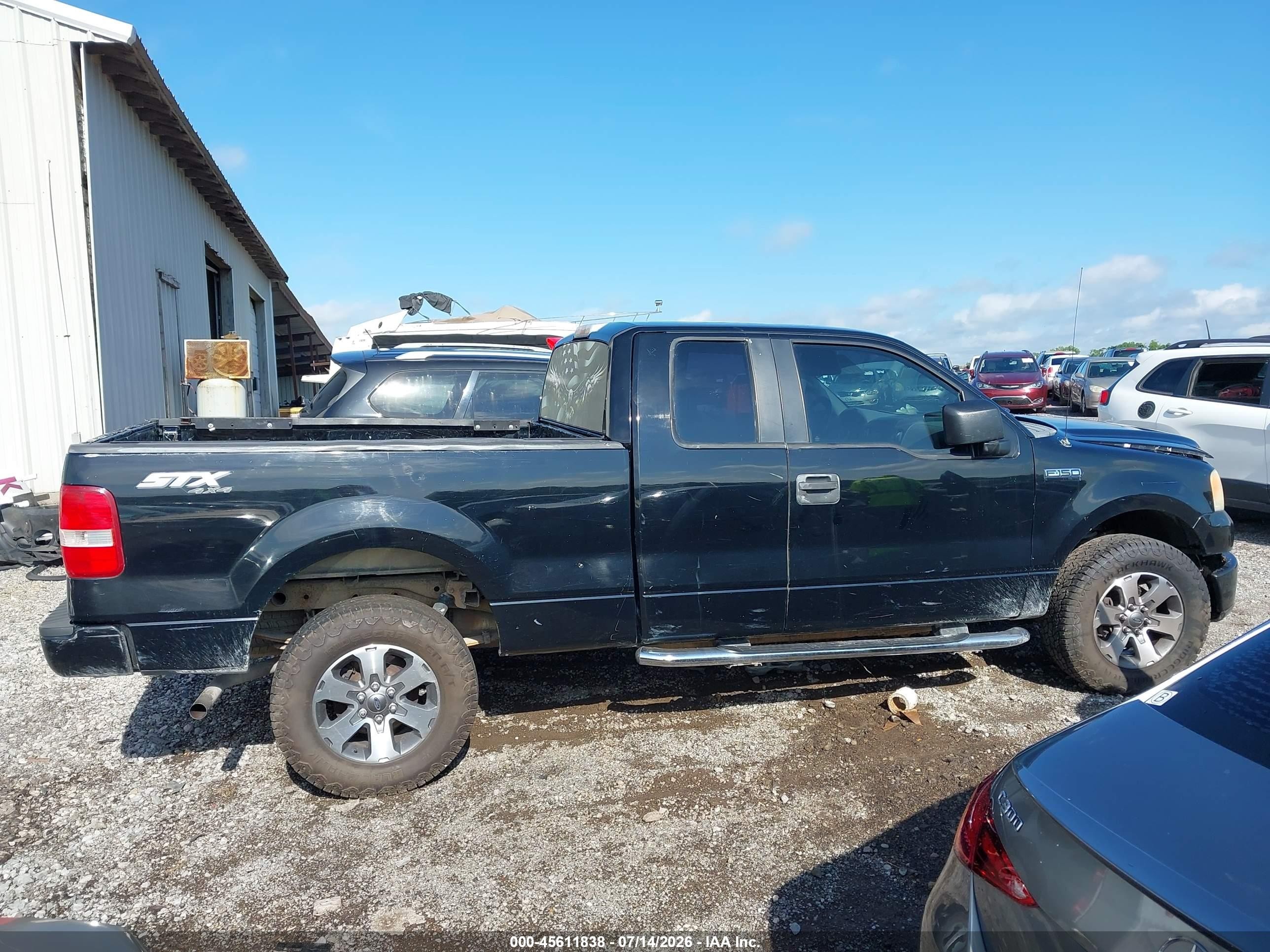 2007 Ford F-150 Fx4/stx/xl/xlt Black vin: 1FTRX14WX7FB13212