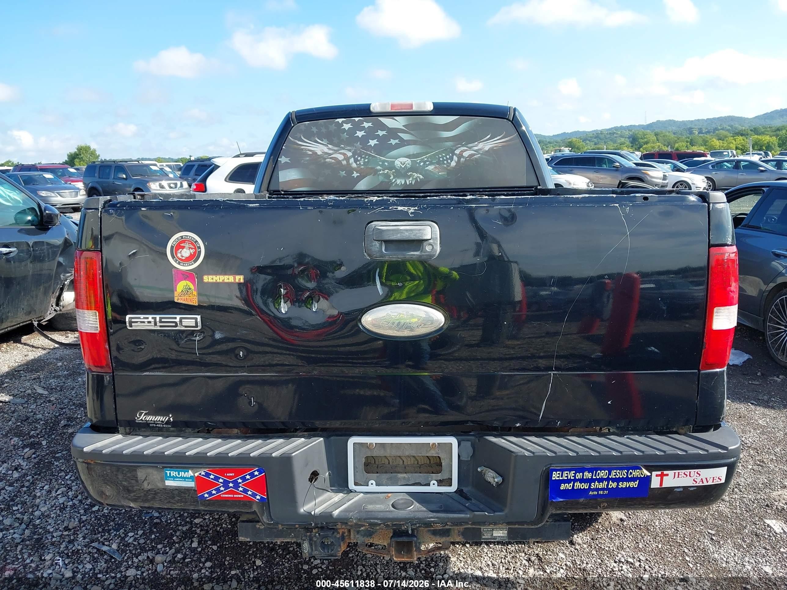 2007 Ford F-150 Fx4/stx/xl/xlt Black vin: 1FTRX14WX7FB13212
