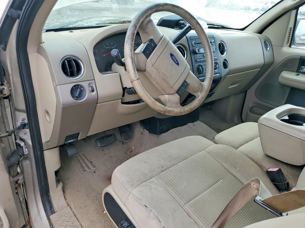 2008 Ford F150 Tan vin: 1FTRX14WX8FA04086