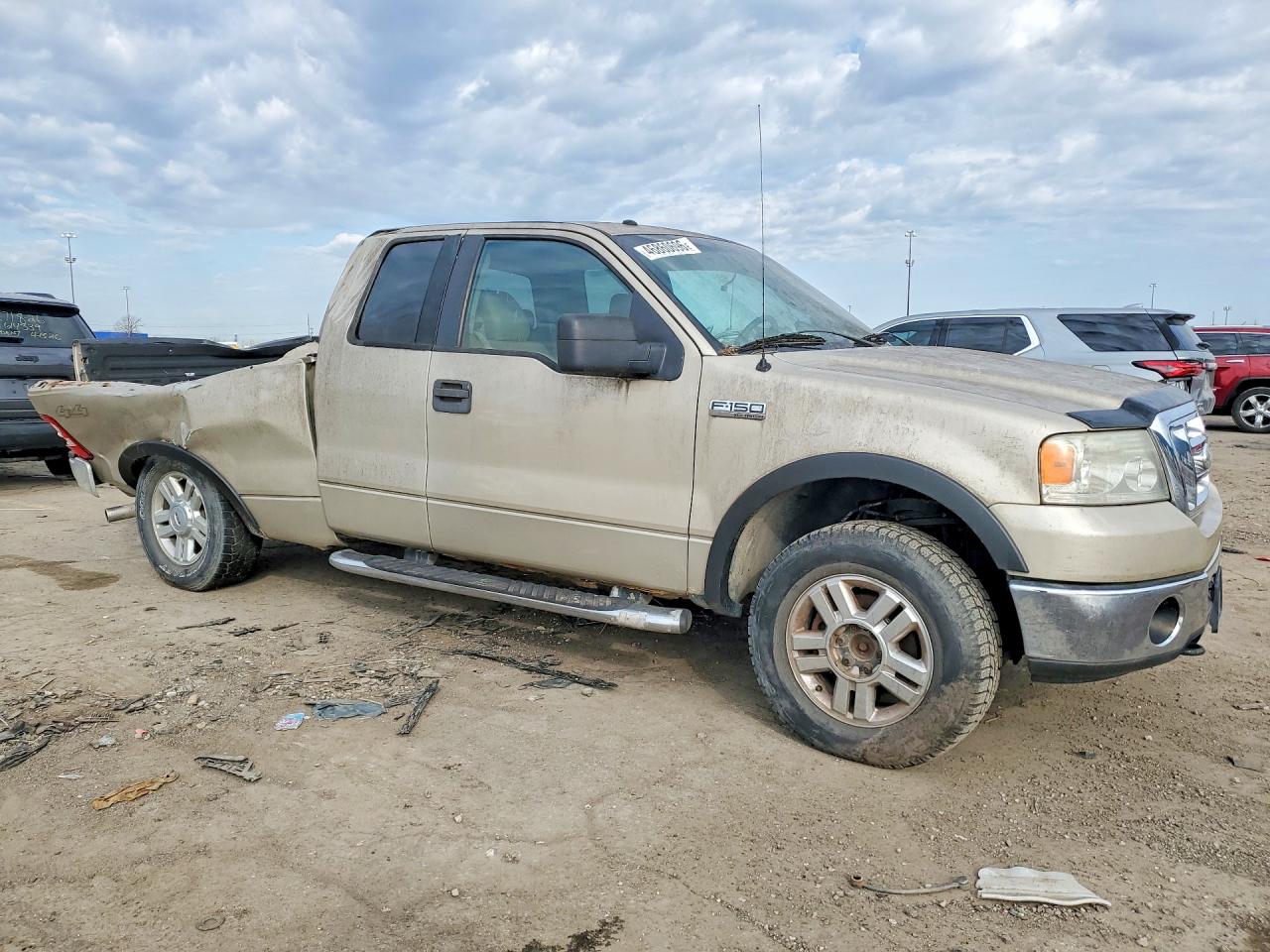 2008 Ford F150 Tan vin: 1FTRX14WX8FA04086