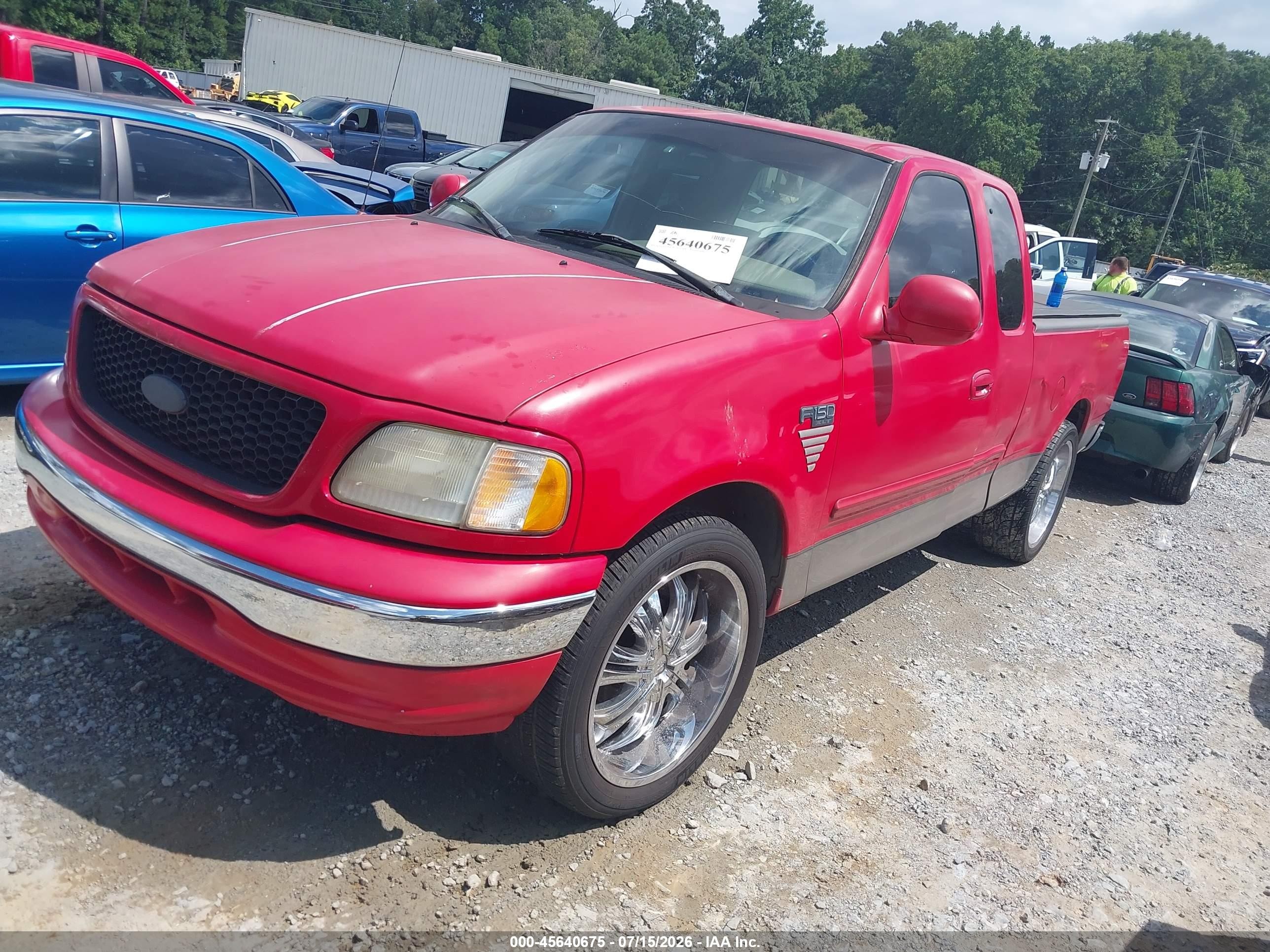 2002 Ford F-150 Xl/xlt Красный vin: 1FTRX17202NA32579