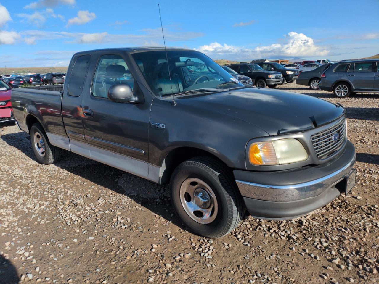 2002 Ford F150 Gray vin: 1FTRX17202NA40343