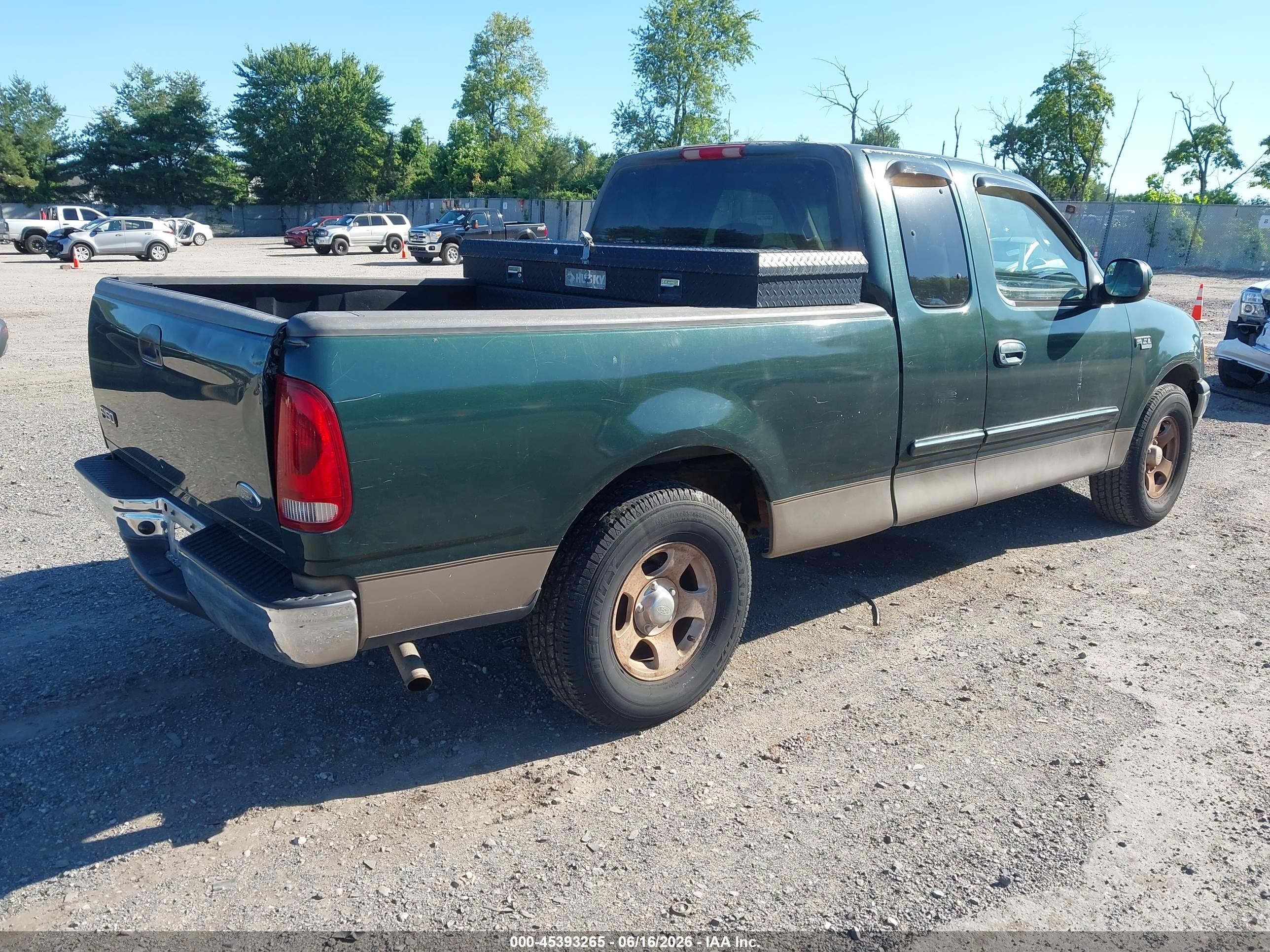 2002 Ford F-150 Xl/xlt Green vin: 1FTRX17202NA48314