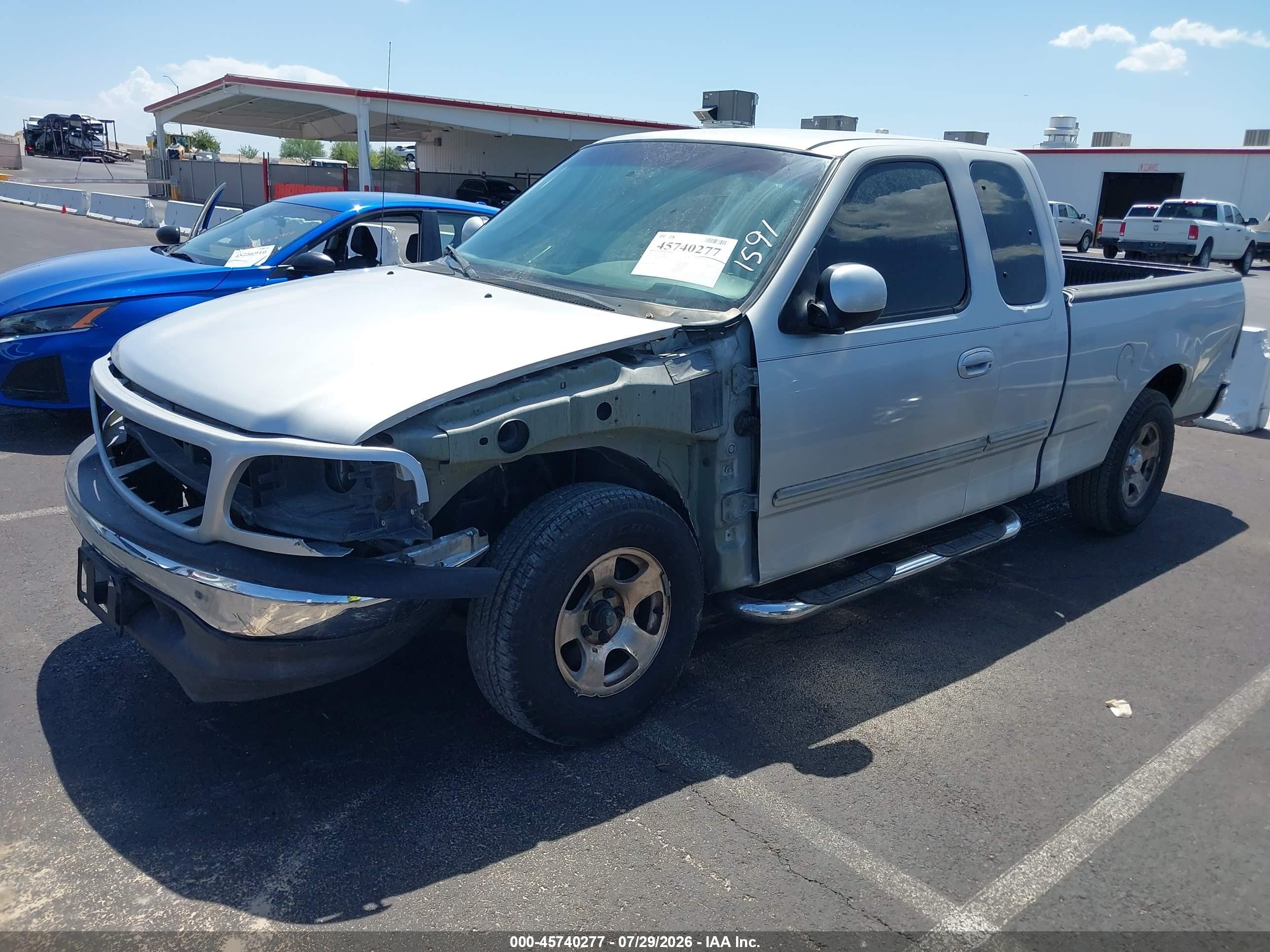 2002 Ford F-150 Xl/xlt Silver vin: 1FTRX17202NB11864