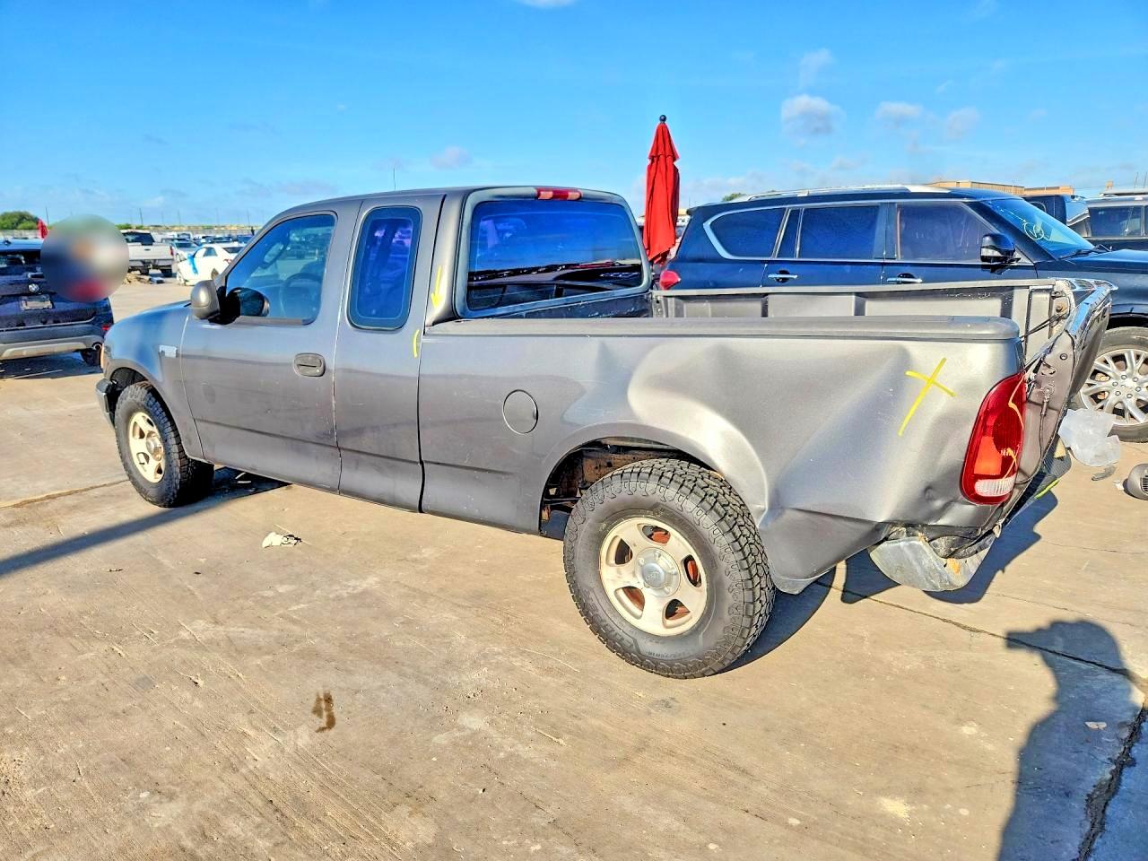 2002 Ford F150 Gray vin: 1FTRX17202NC07249