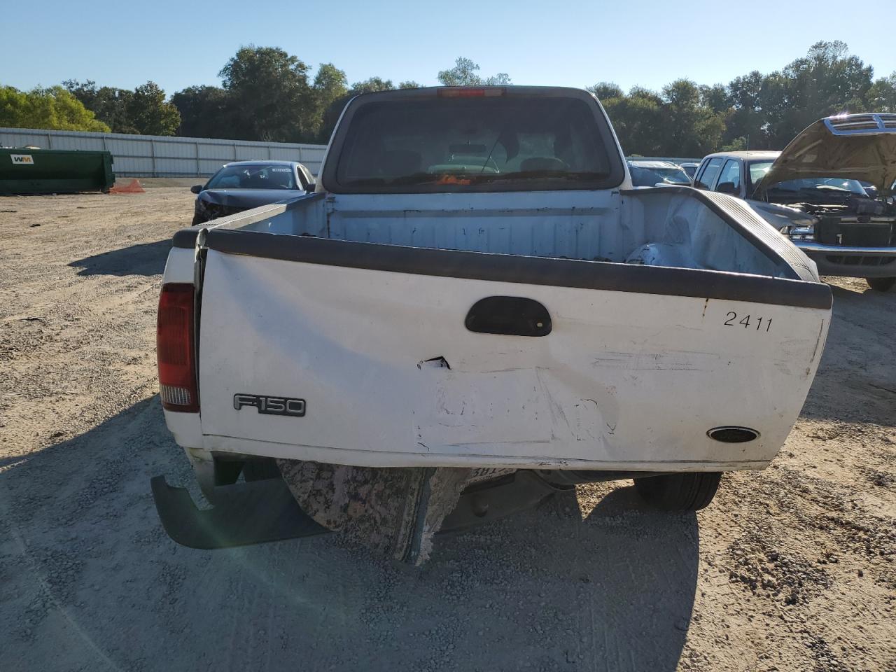 2003 Ford F150 White vin: 1FTRX17203NB45949