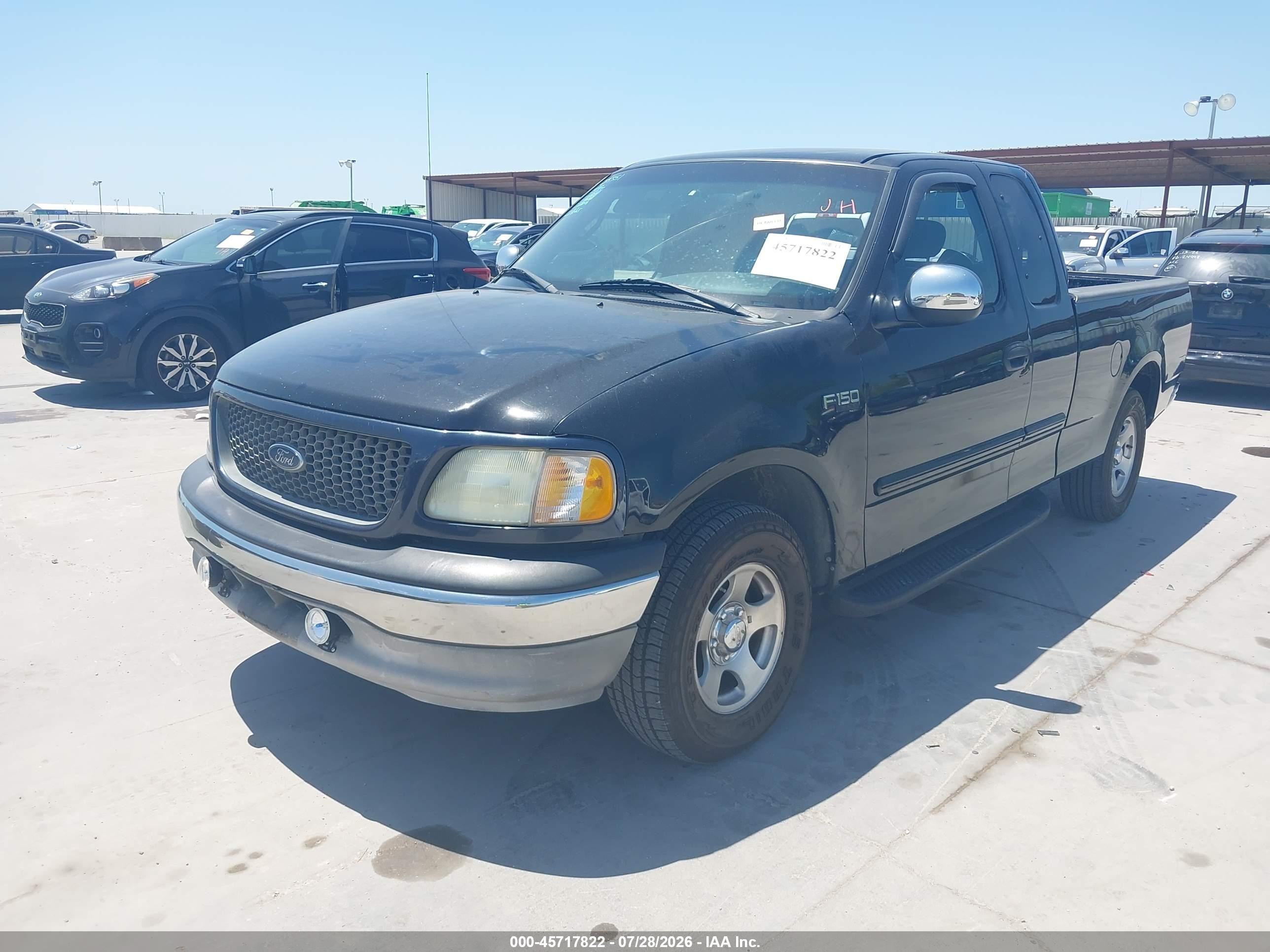 2002 Ford F-150 Xl/xlt Black vin: 1FTRX17212KA82182