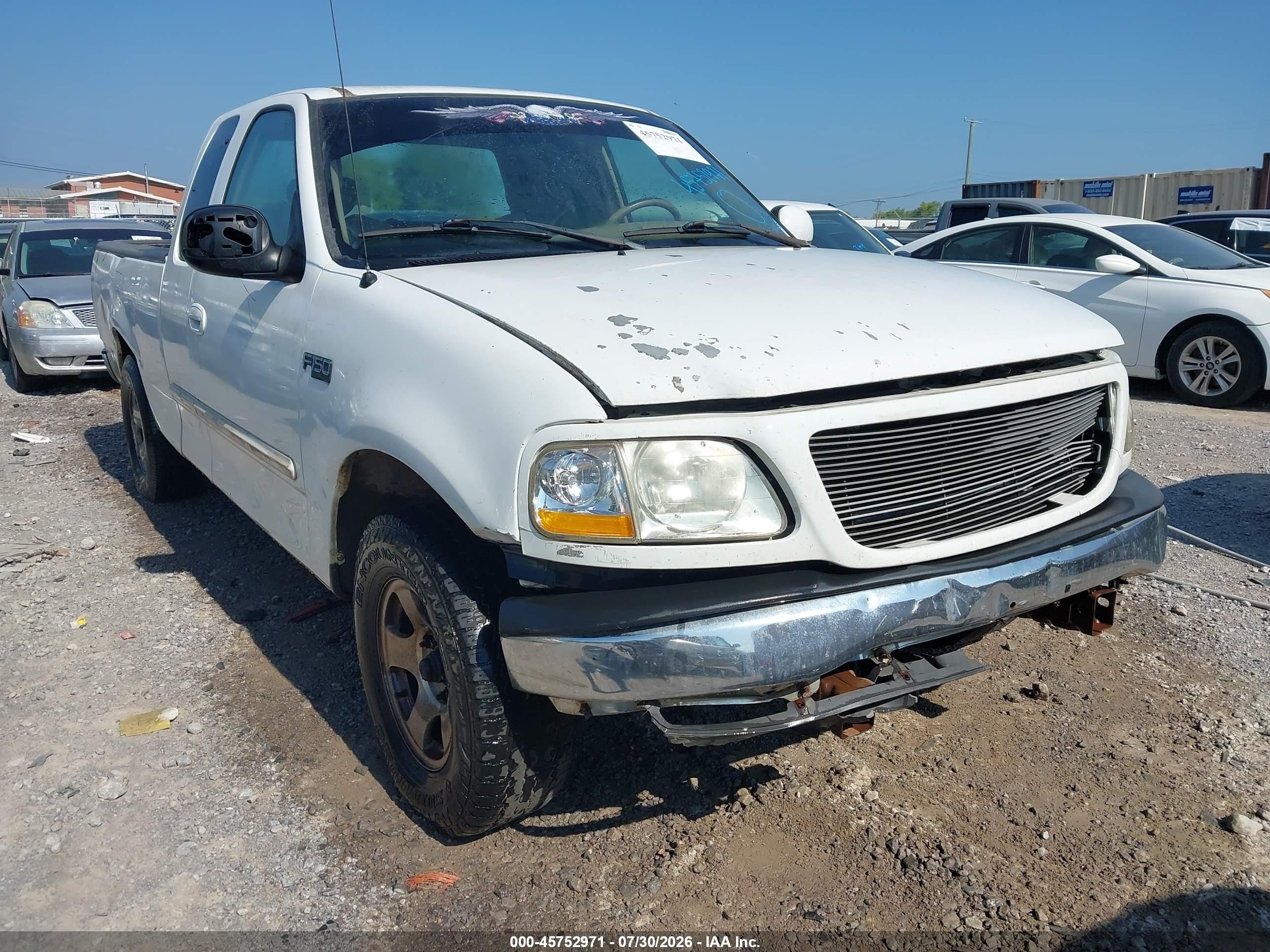 2002 Ford F-150 Xl/xlt White vin: 1FTRX17212NB34229