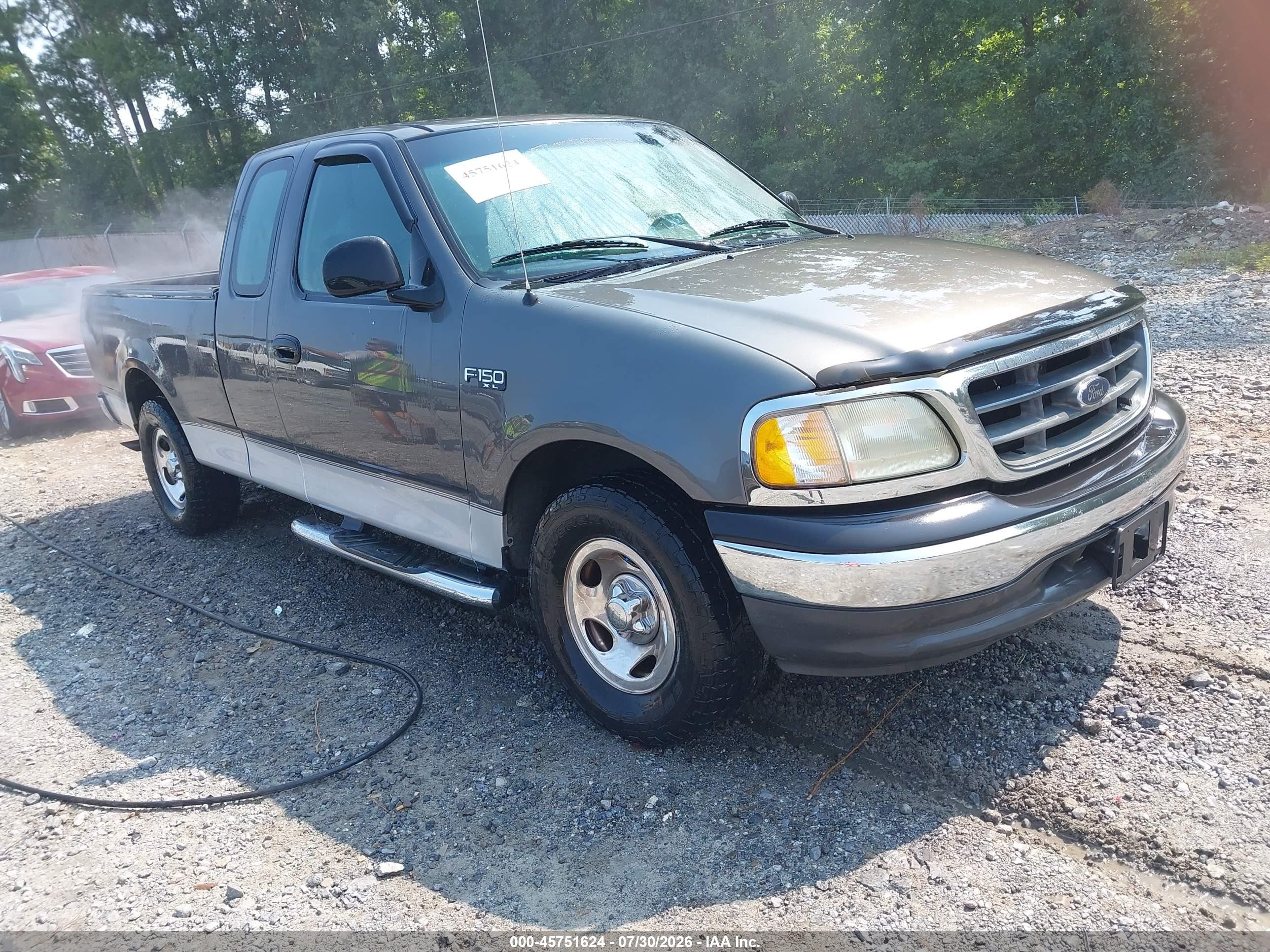 2002 Ford F-150 Xl/xlt Gray vin: 1FTRX17212NB83561