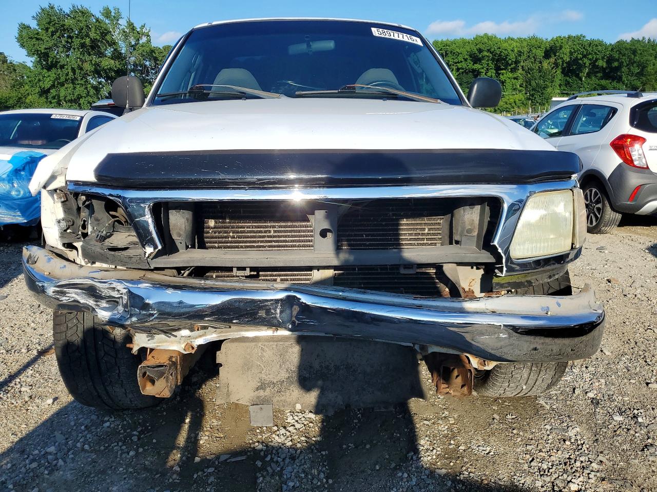 2002 Ford F150 White vin: 1FTRX17232NB56393