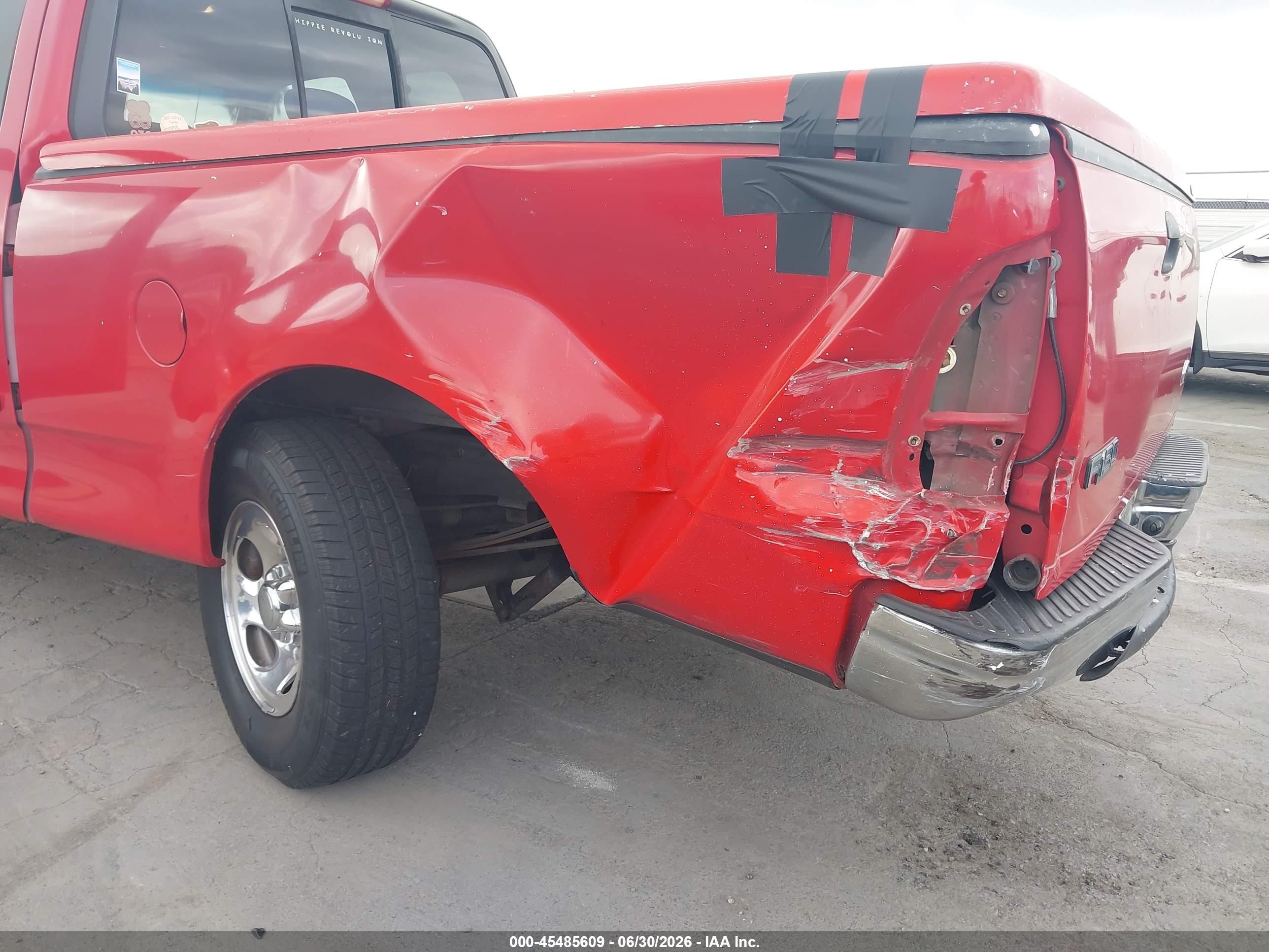 2003 Ford F-150 Xl/xlt Red vin: 1FTRX17233NA75895