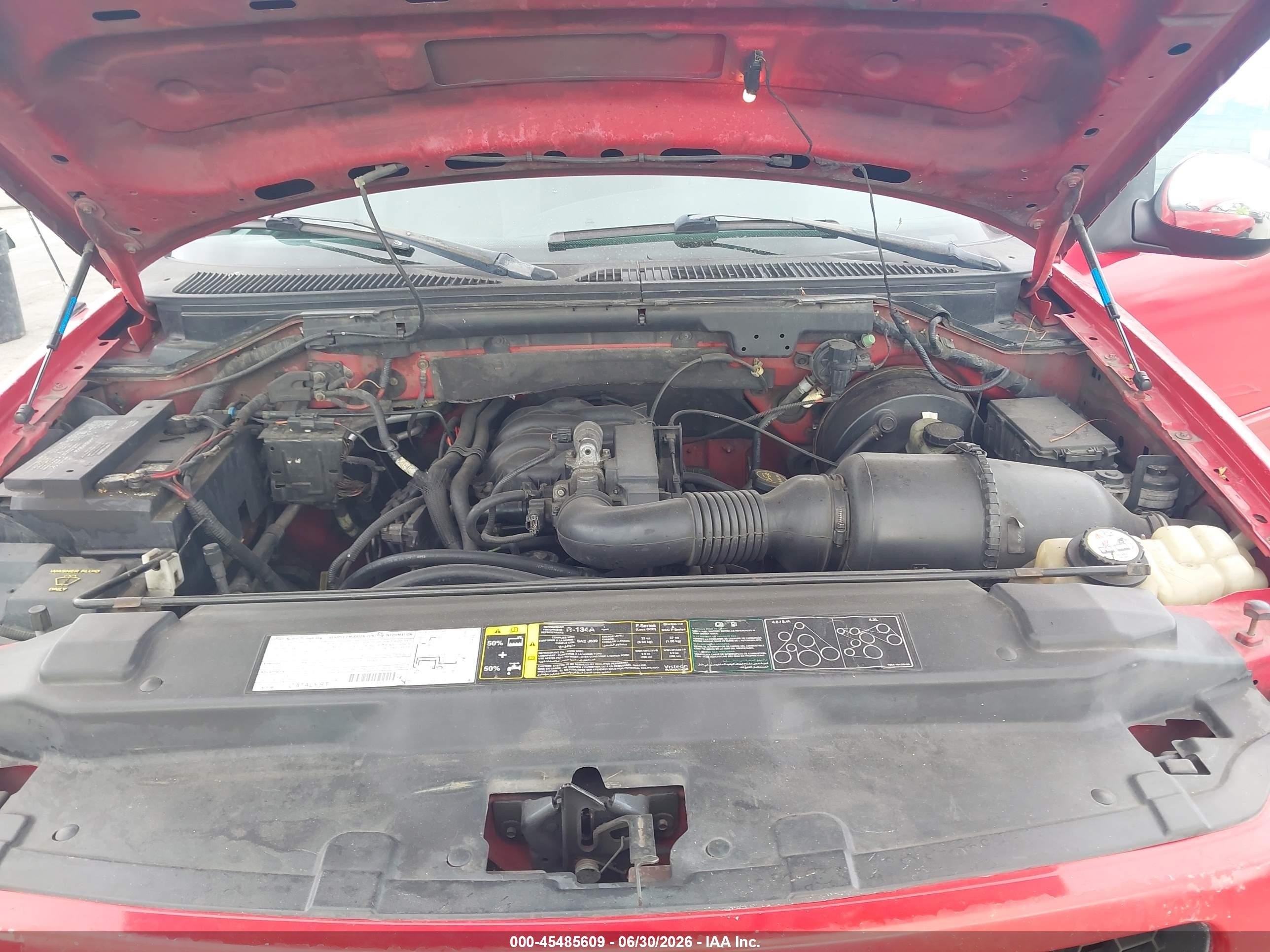 2003 Ford F-150 Xl/xlt Red vin: 1FTRX17233NA75895