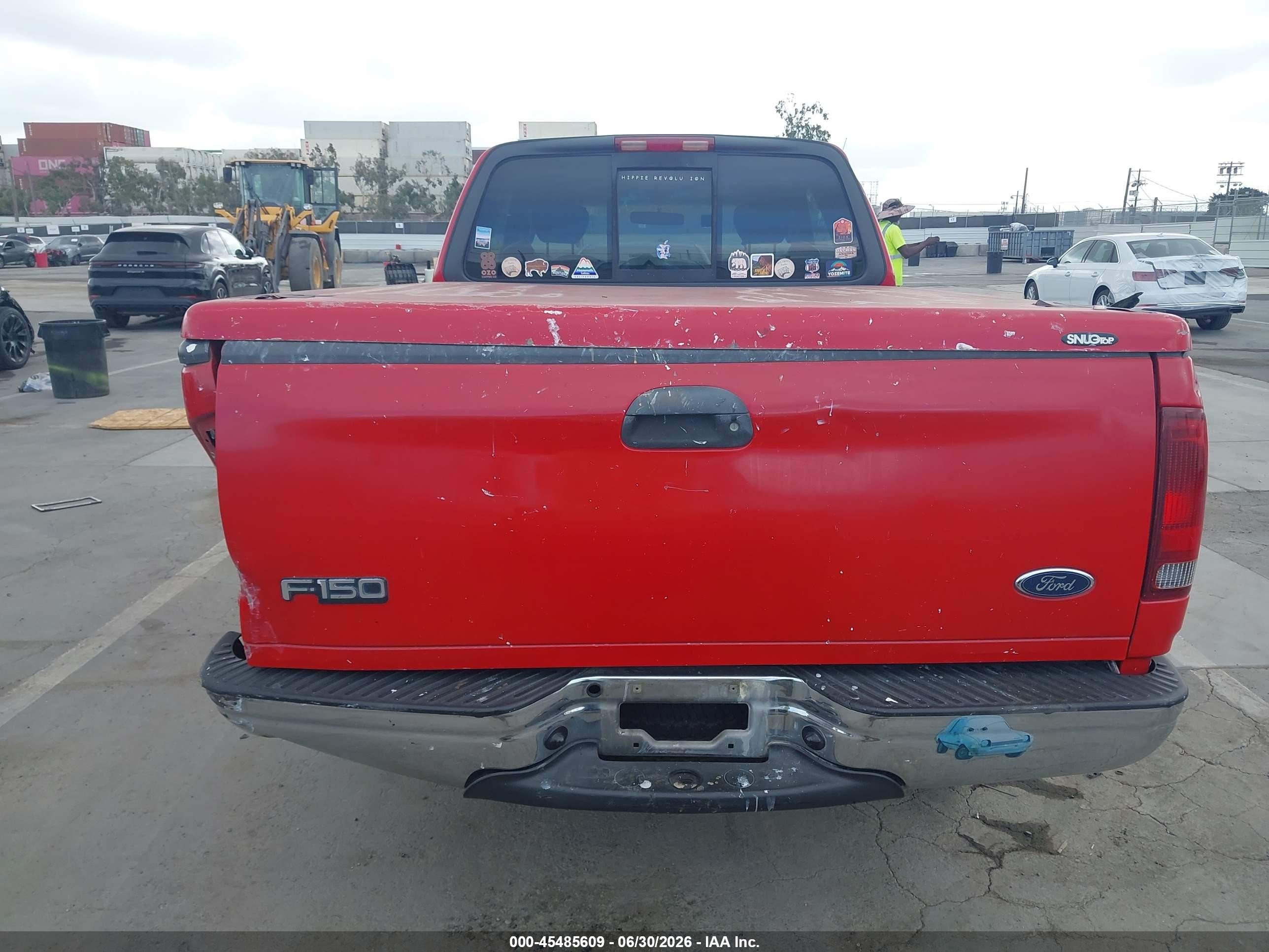 2003 Ford F-150 Xl/xlt Red vin: 1FTRX17233NA75895